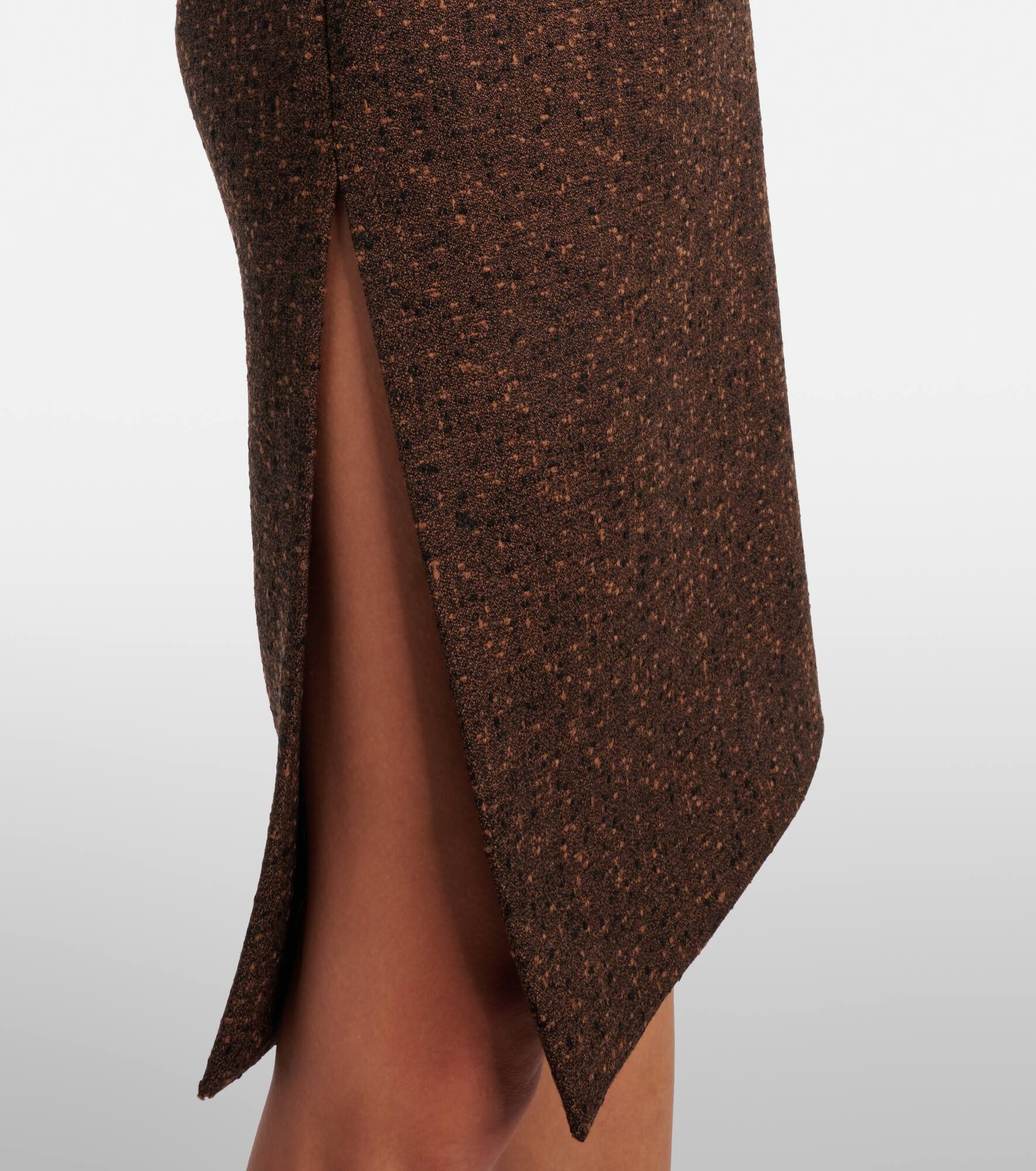 Wool-blend midi skirt - 5