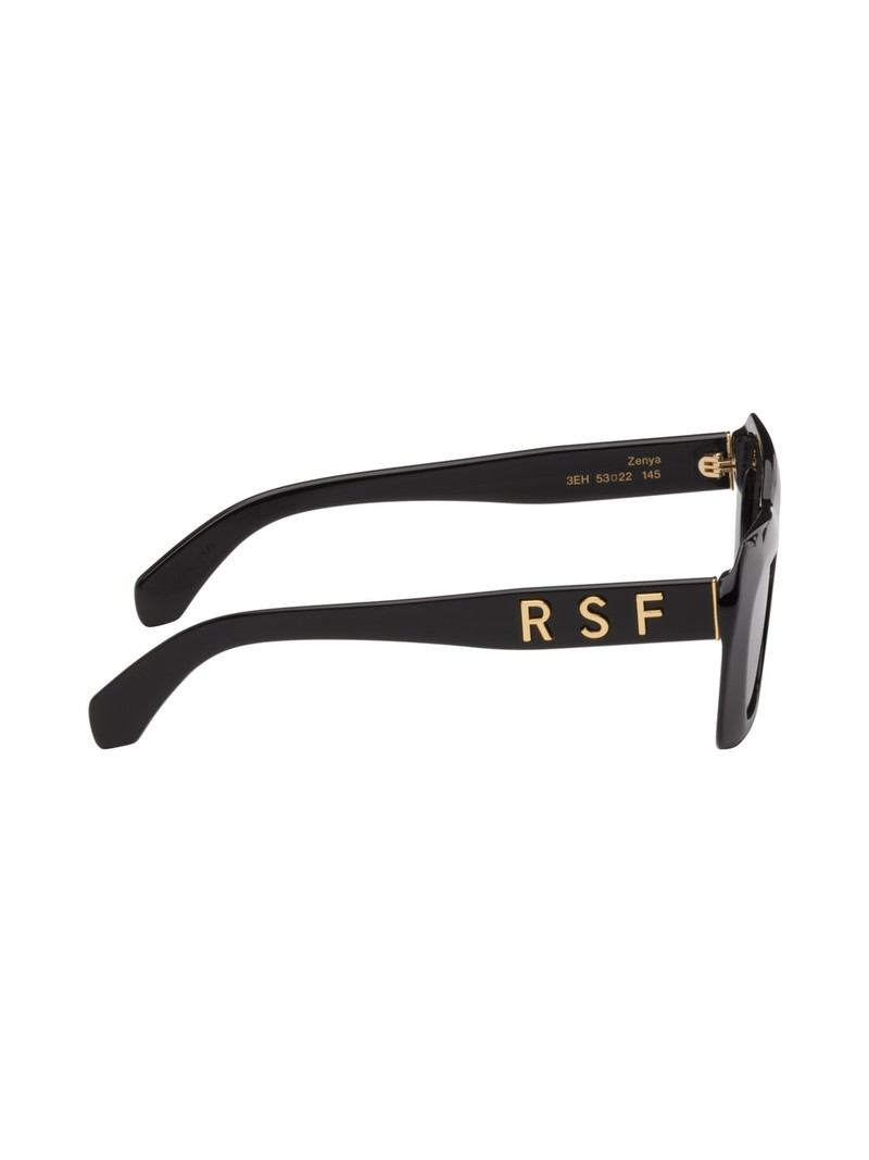 RETROSUPERFUTURE Black Zenya Sunglasses outlook