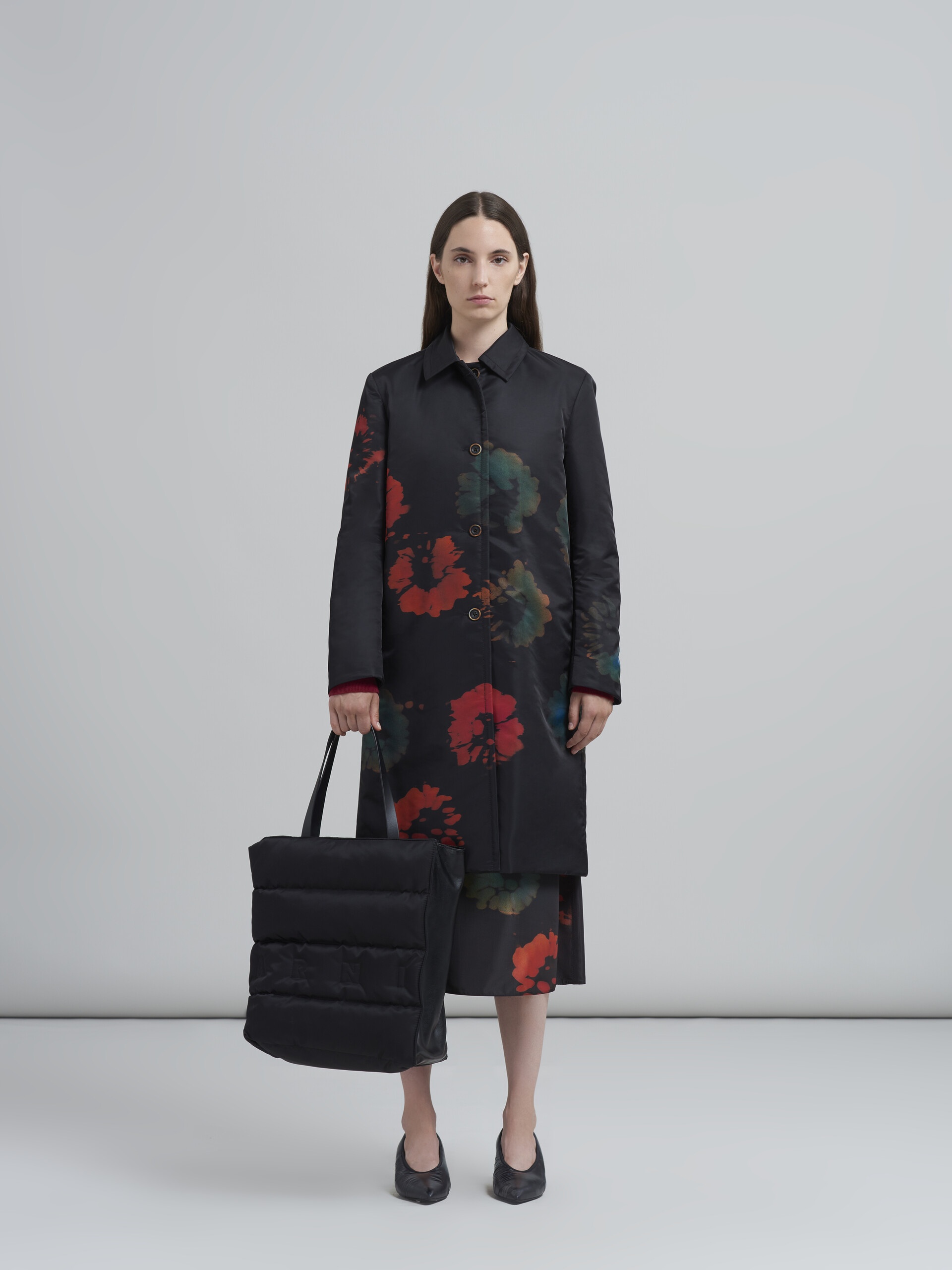 MUSEO SOFT LARGE BAG IN BLACK NYLON - 2