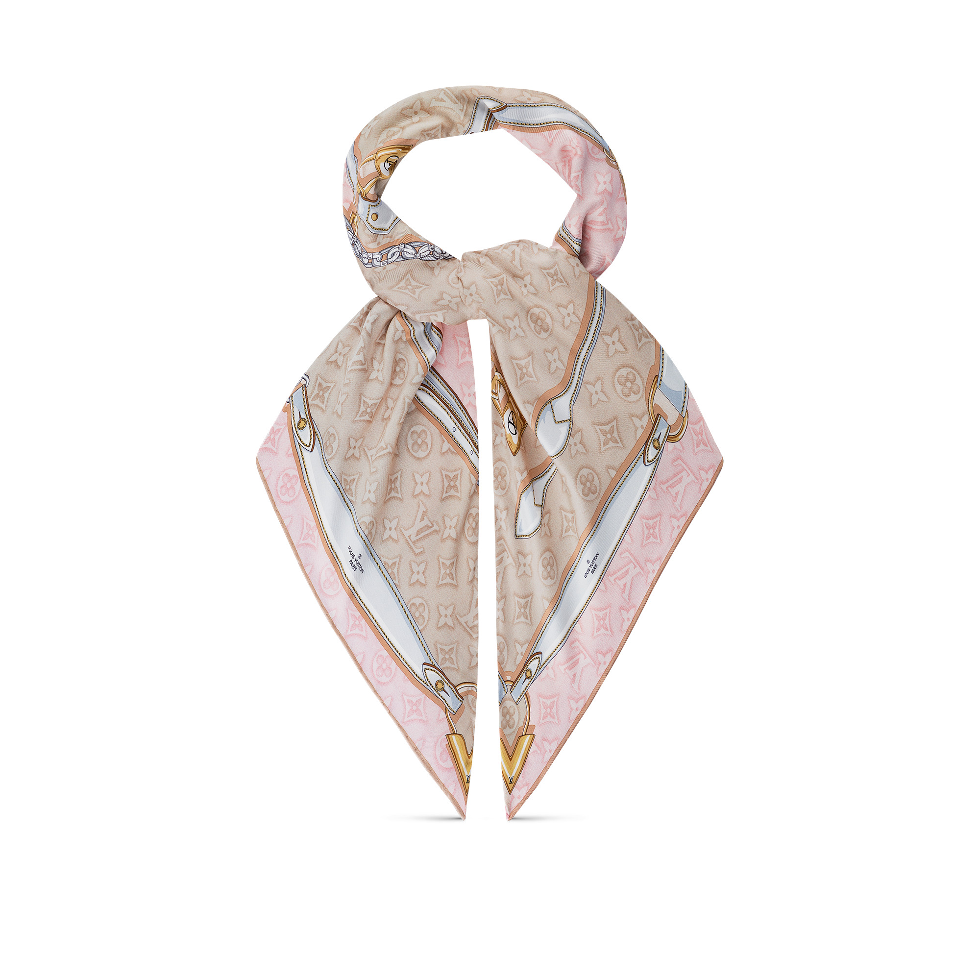 スカーフ LOUIS VUITTON Denimgram Confidential Square 90 louis-vuitton--