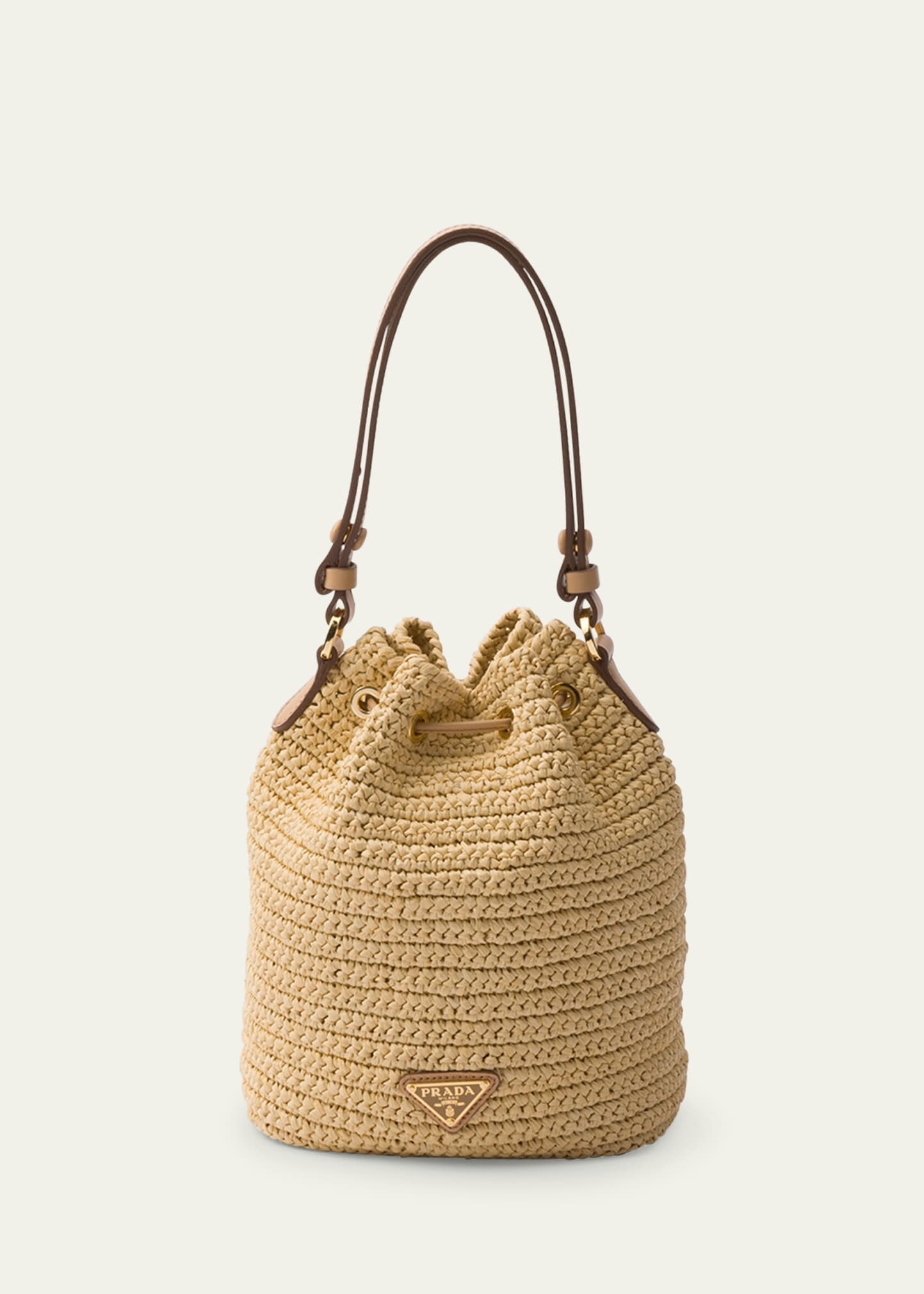 Logo Crochet Bucket Bag - 3