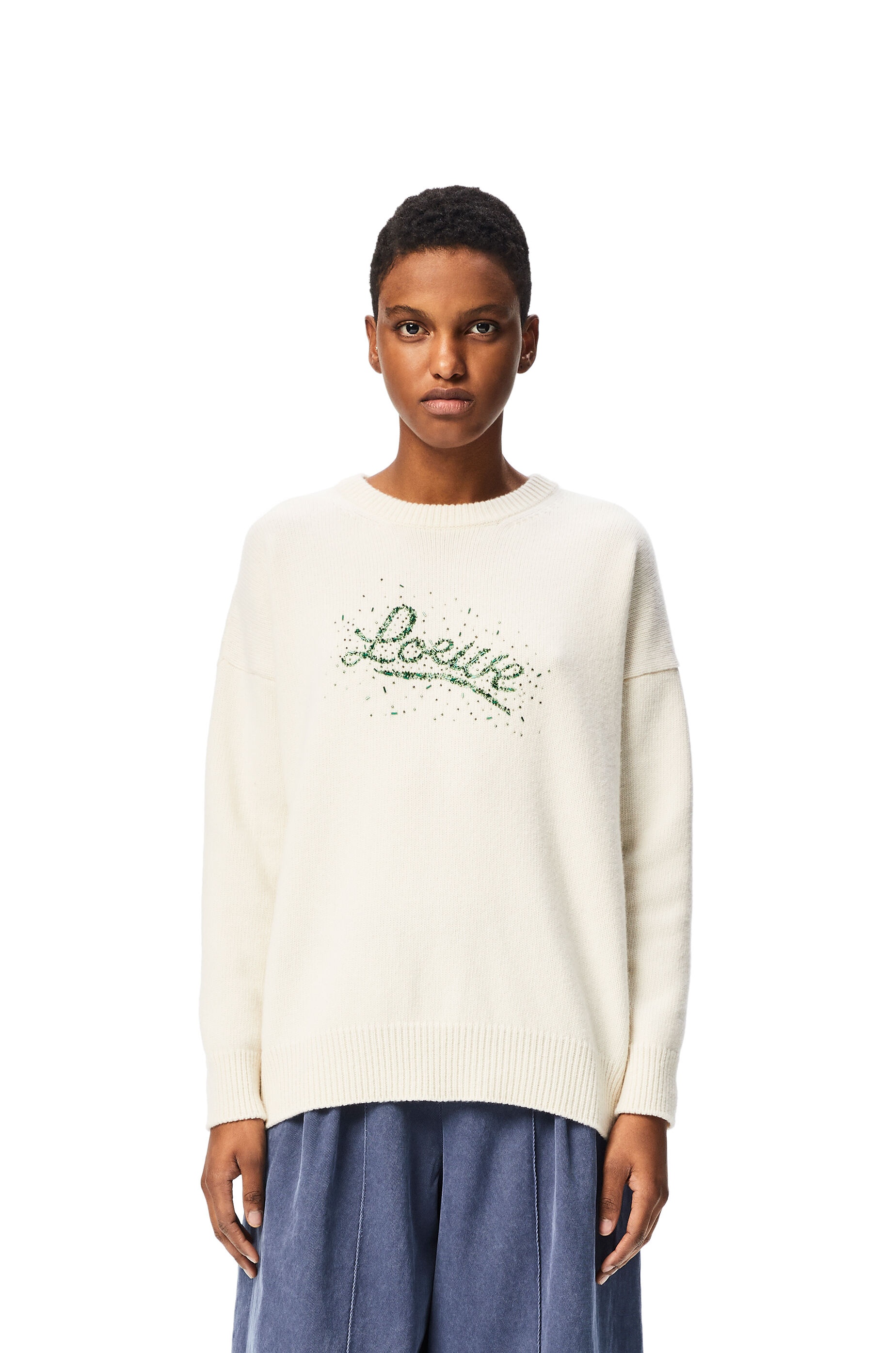 LOEWE beads sweater in wool - 4