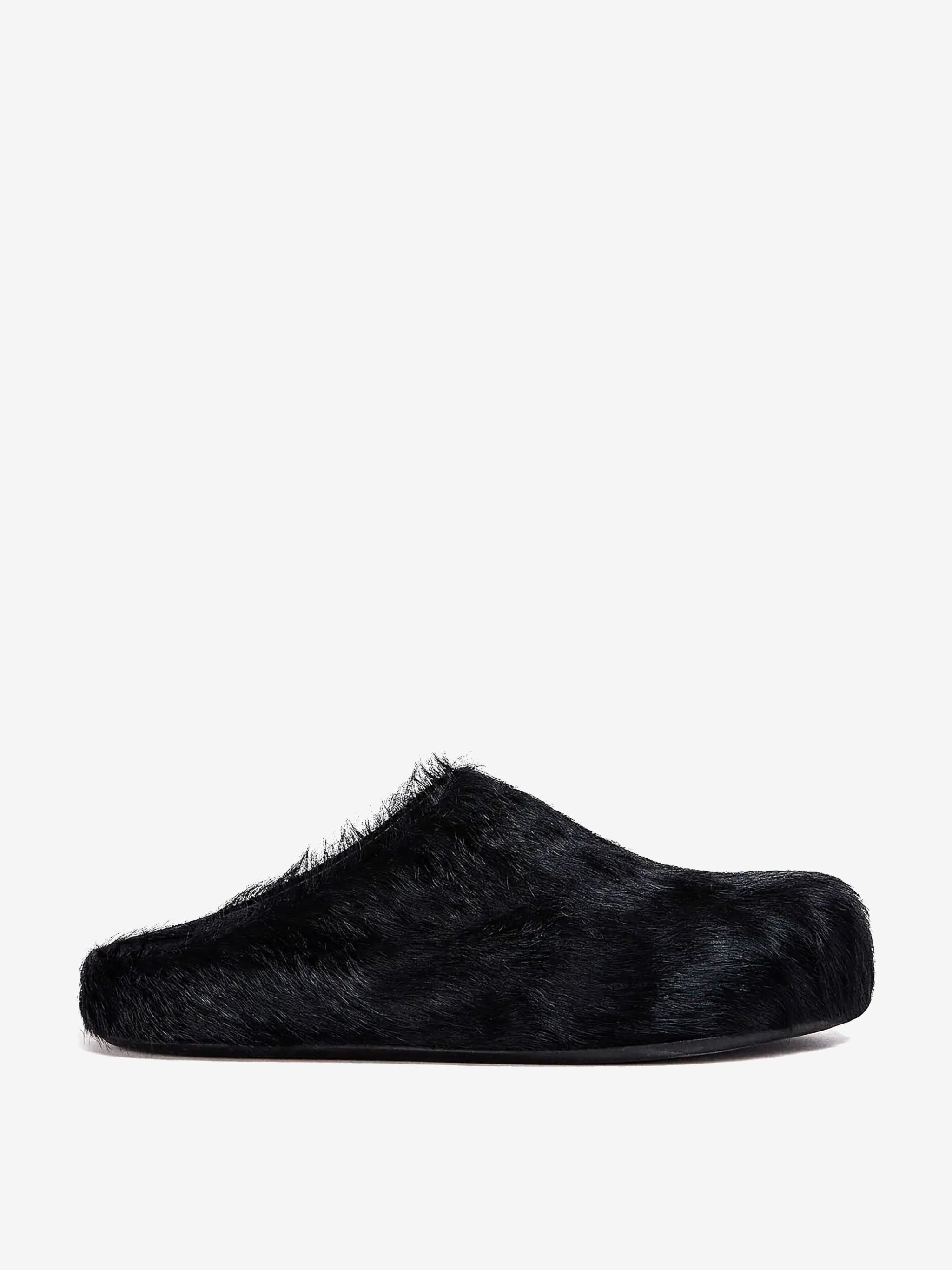MARNI - Men Long Hair Calf Skin Fussbett Sabot - 1