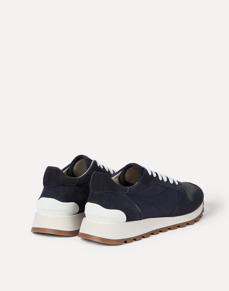 Techno fabric runners with precious toe 2