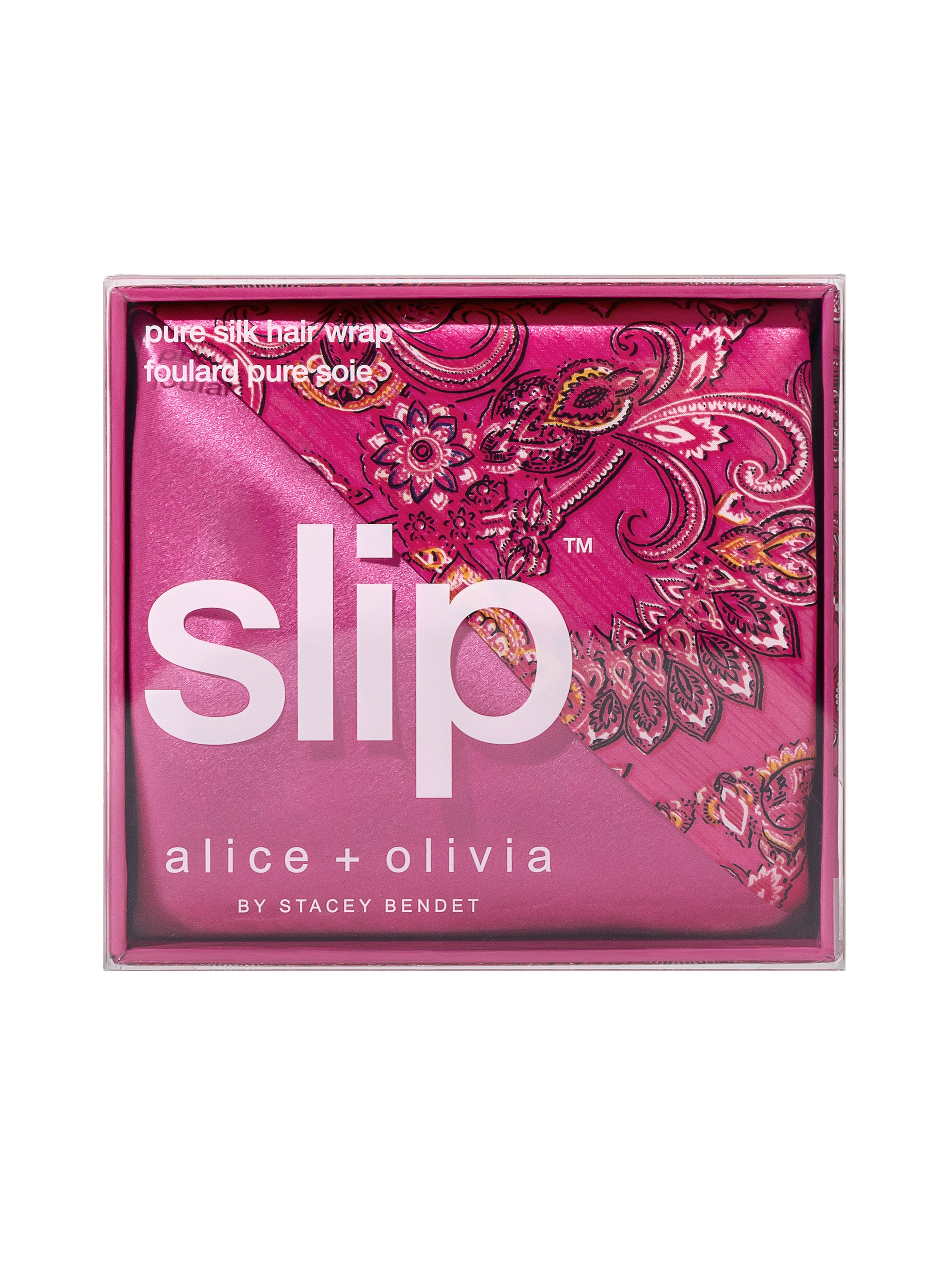 A+O X SLIP SILK HAIR WRAP - 2