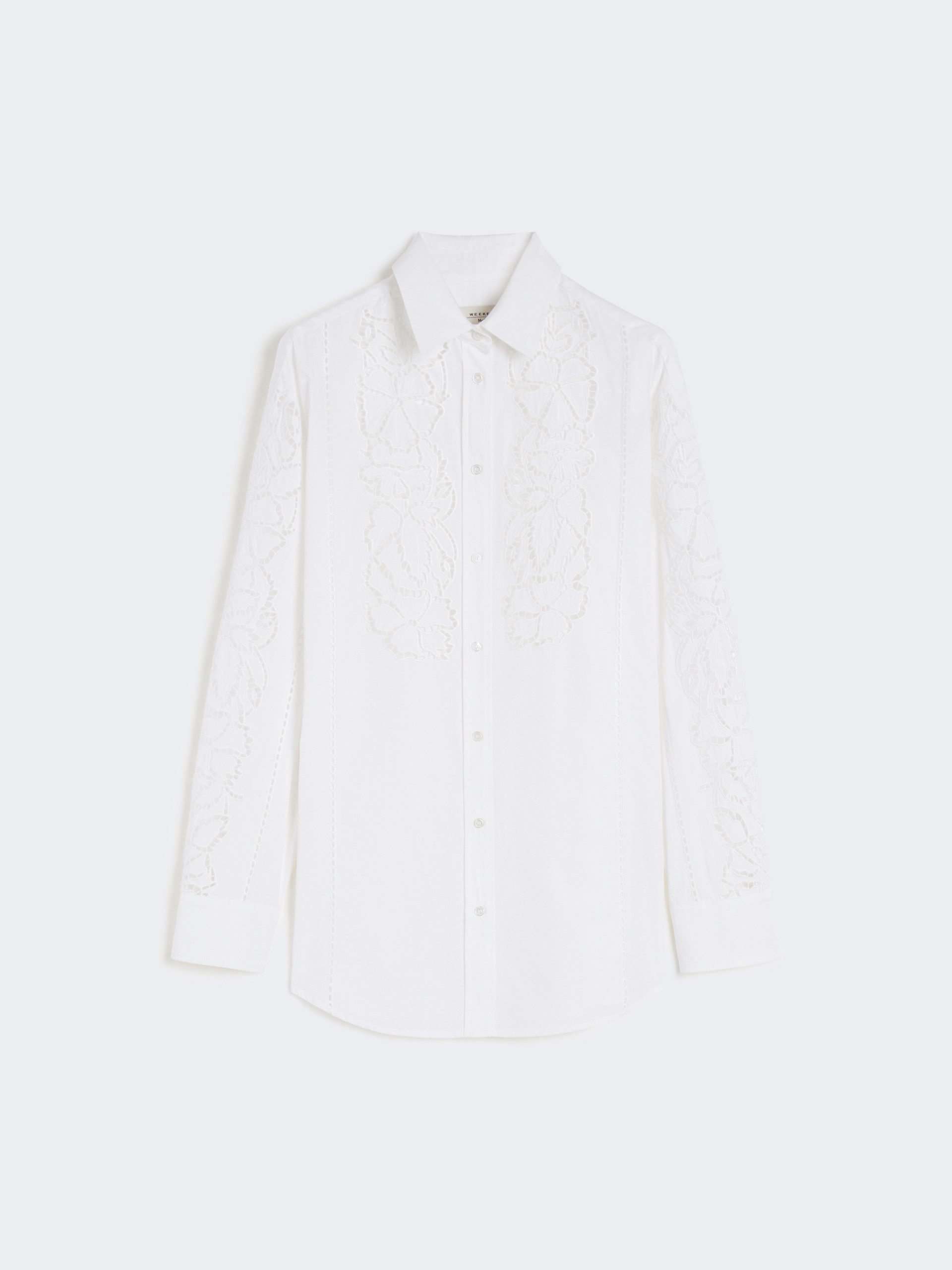 ELMI Relaxed-fit embroidered poplin shirt - 1