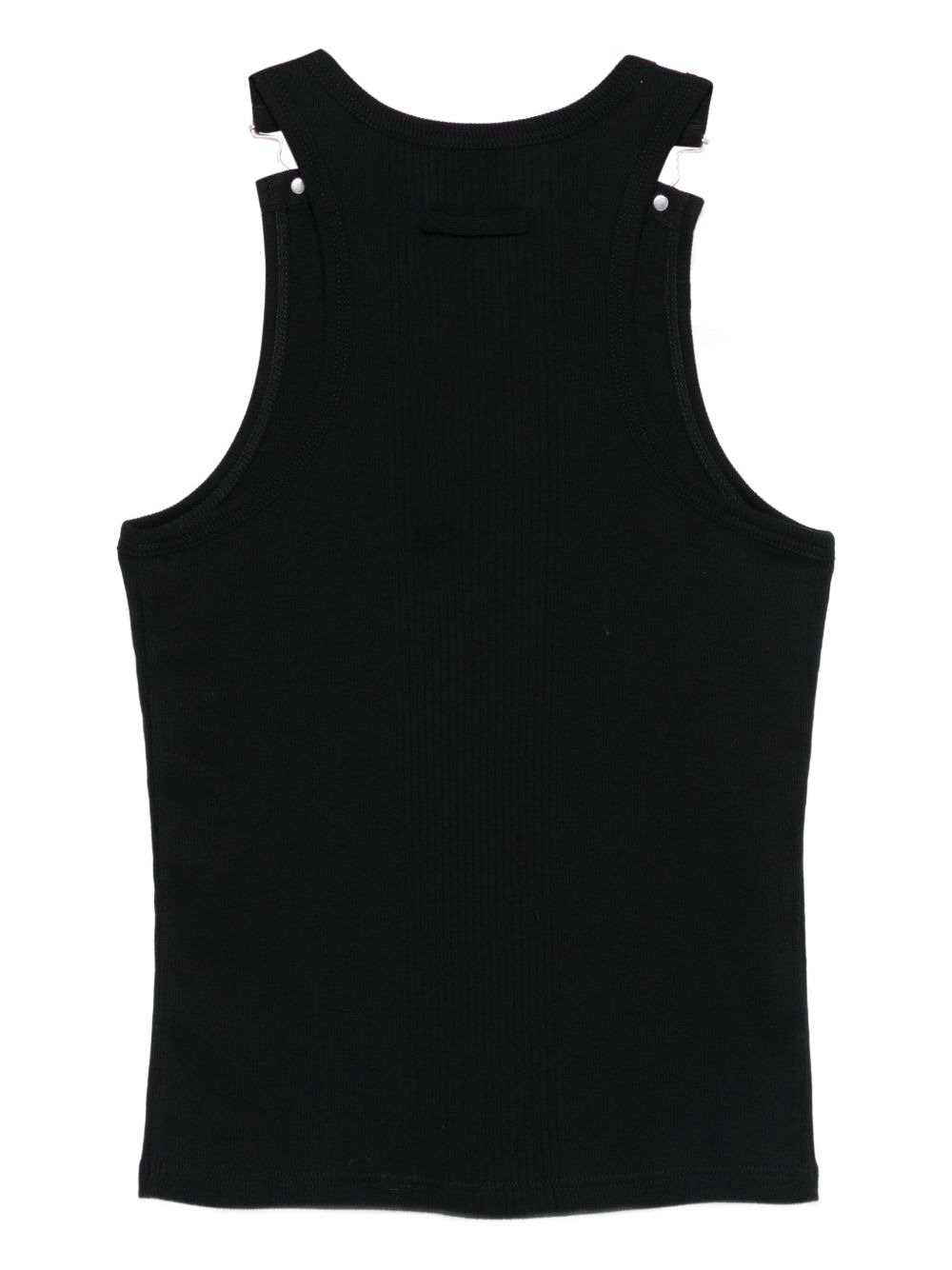 ribbed-knit embellished vest - 2