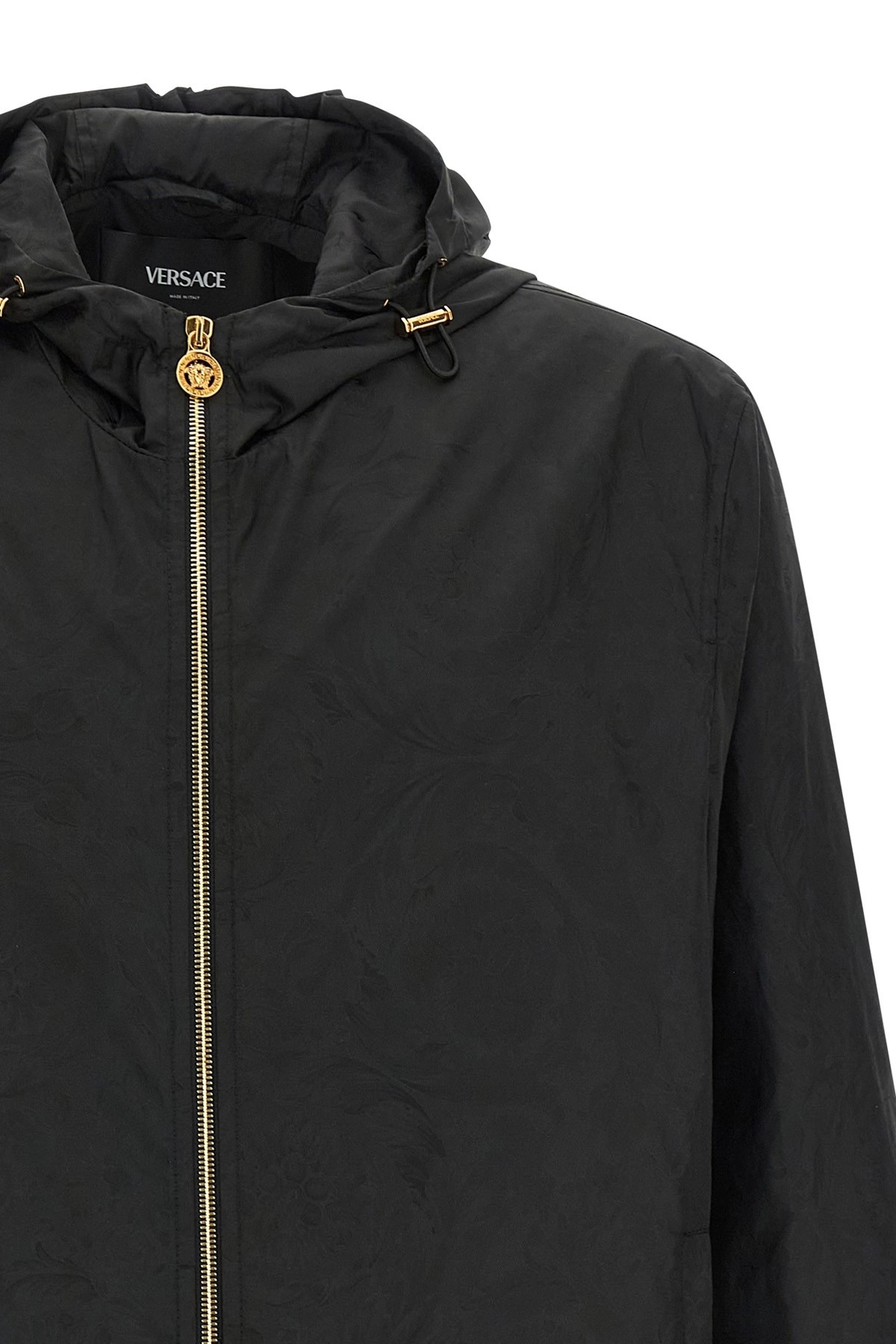 'Barocco' jacquard windbreaker - 3