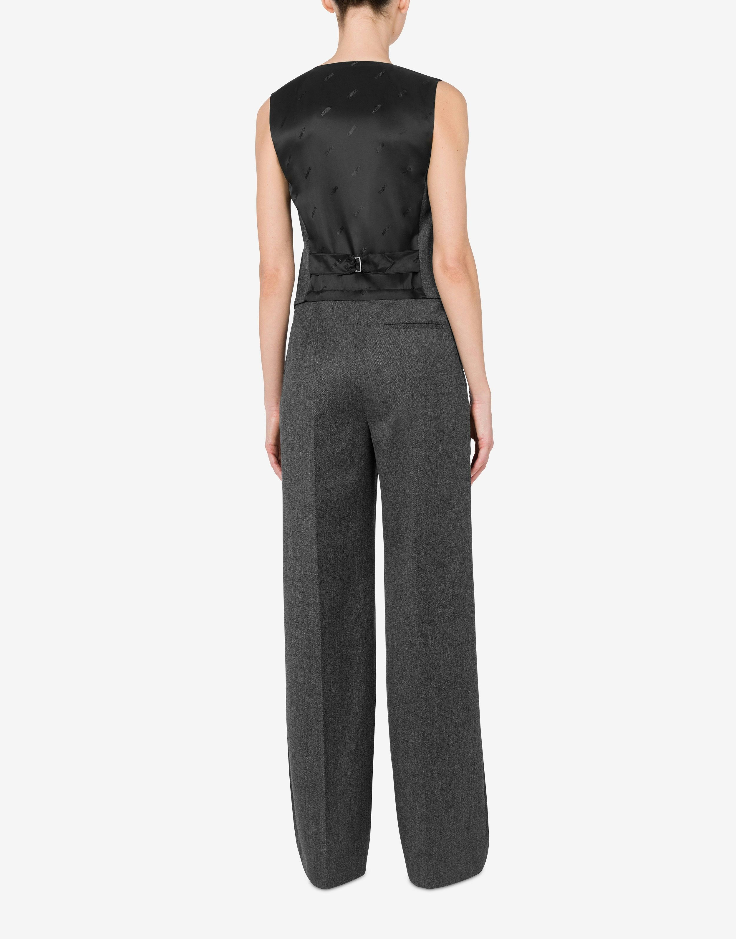 【送料&関税込】Moschino Virgin Wool Jumpsuit Moschino Virgin Wool Jumpsuit | italist | REVERSIBLE