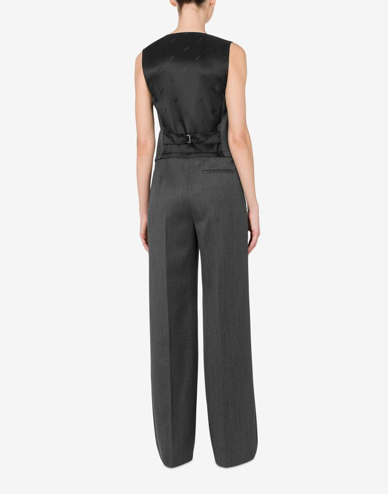 SUIT IN GRAIN POWDER WOOL 3