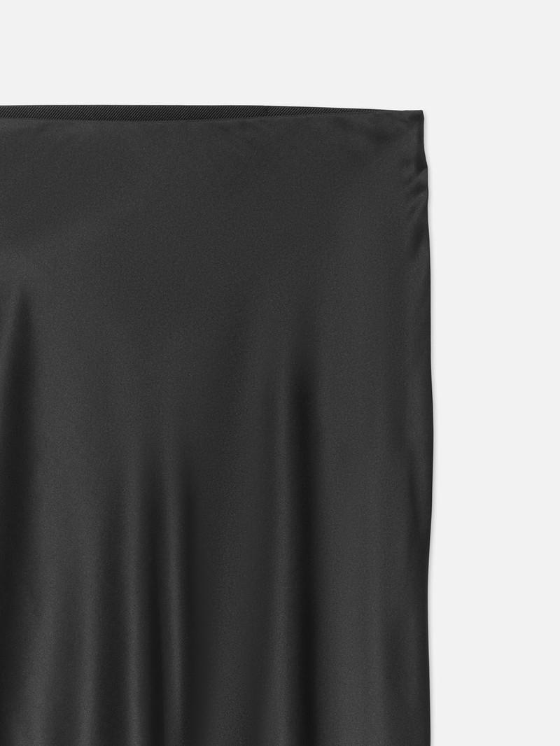 90's Bias Skirt in Black 3