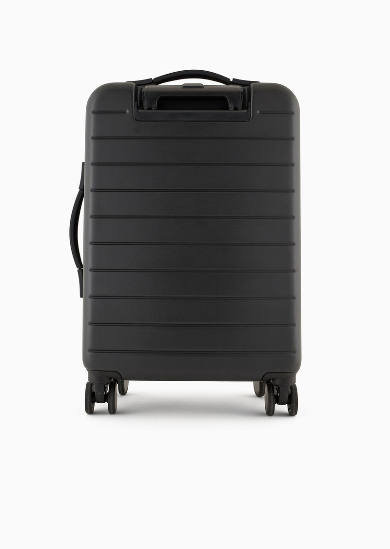 ABS carry-on case with Saffiano detail and eagle plate 3
