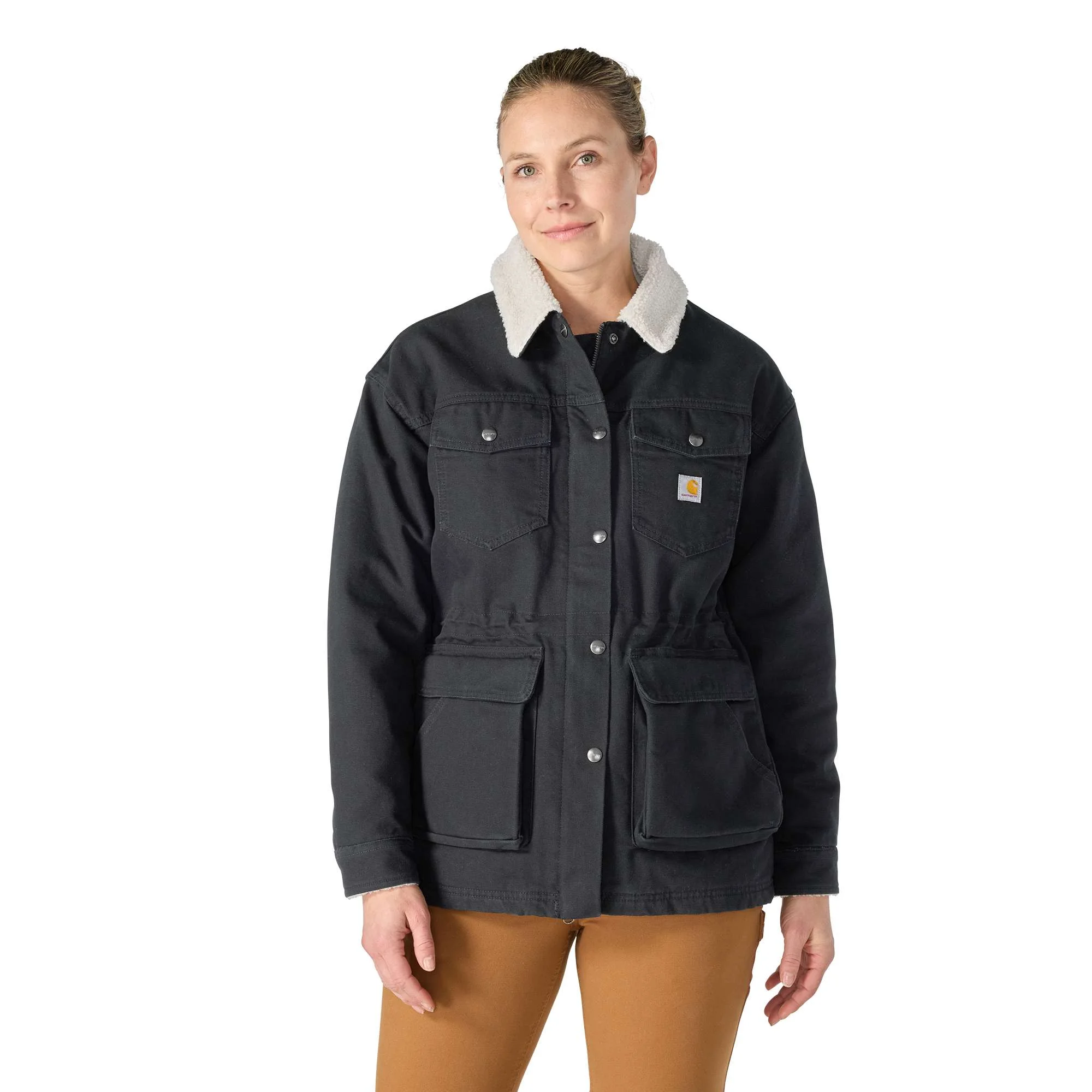 Women's Washed Duck Wesley Coat - 1