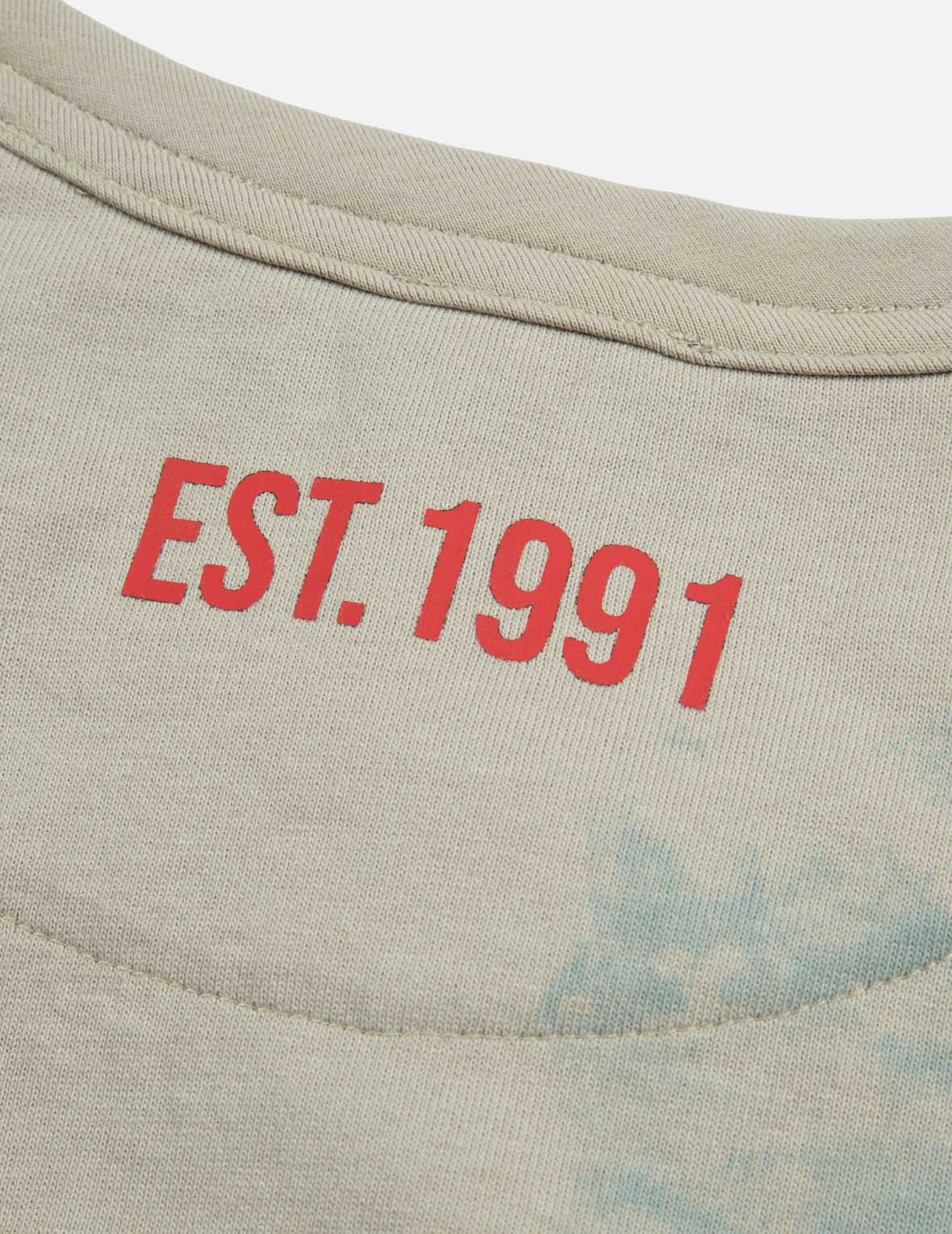 SEAGULL AND LOGO PRINT LOOSE FIT T-SHIRT - 8