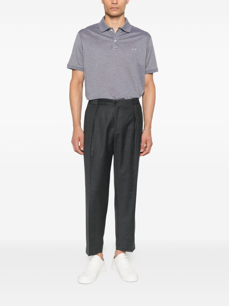 Paul & Shark logo-embroidered cotton polo shirt outlook