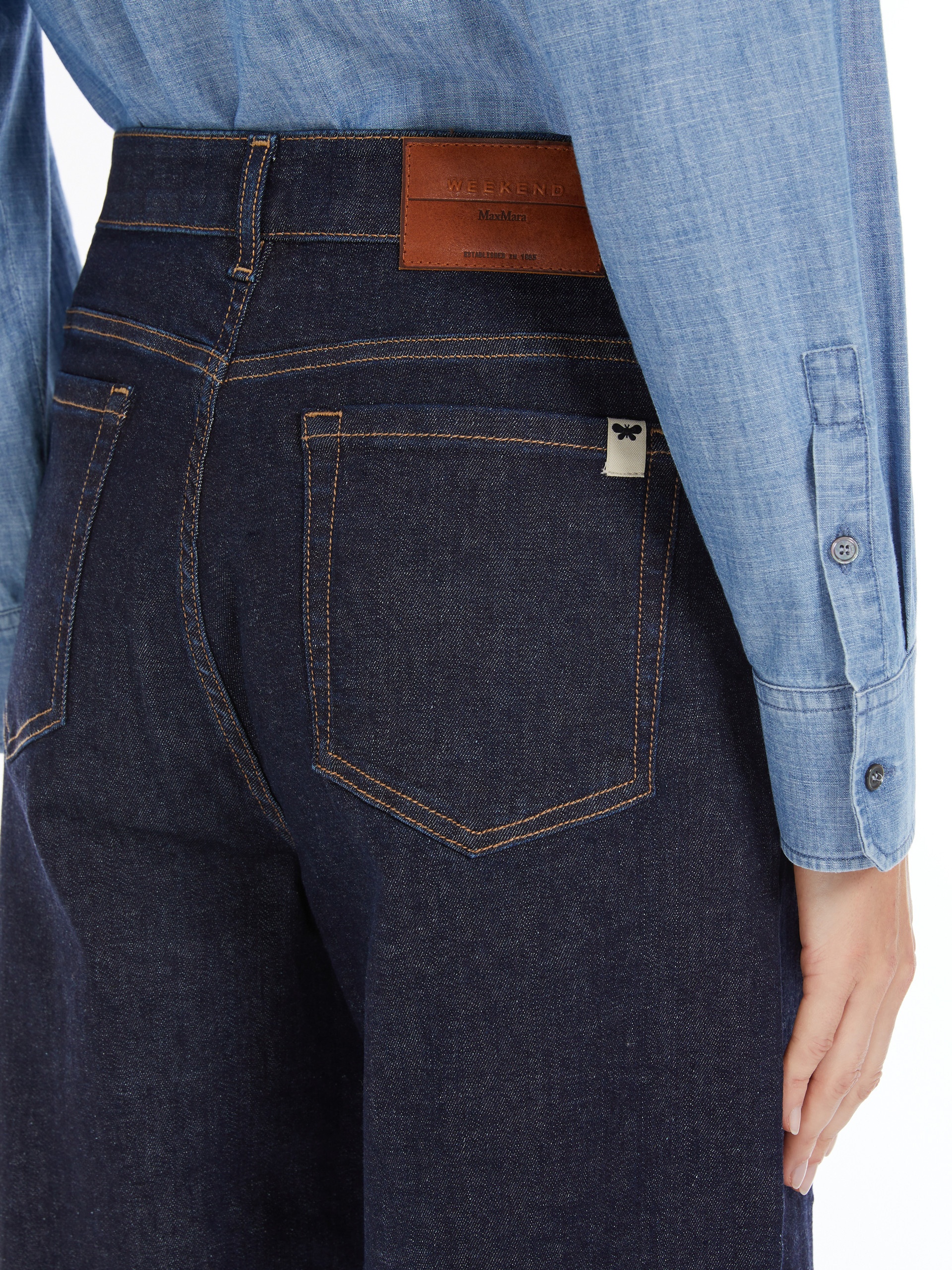 JAMES Flared cotton denim jeans - 5