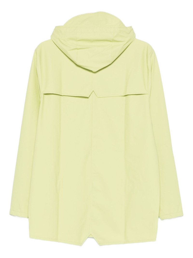 RAINS hooded button-fastening jacket outlook