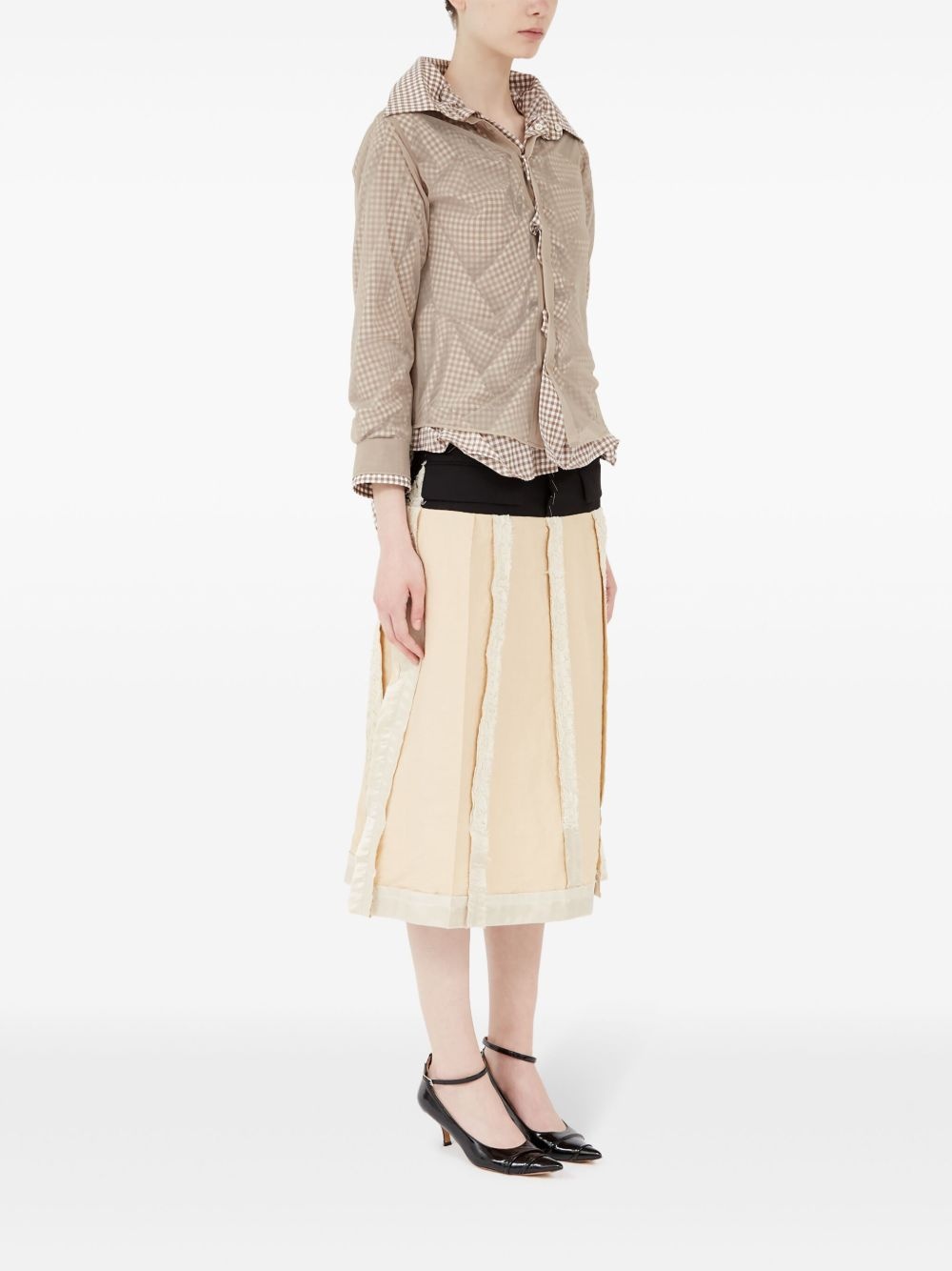 checked cotton shirt - 3