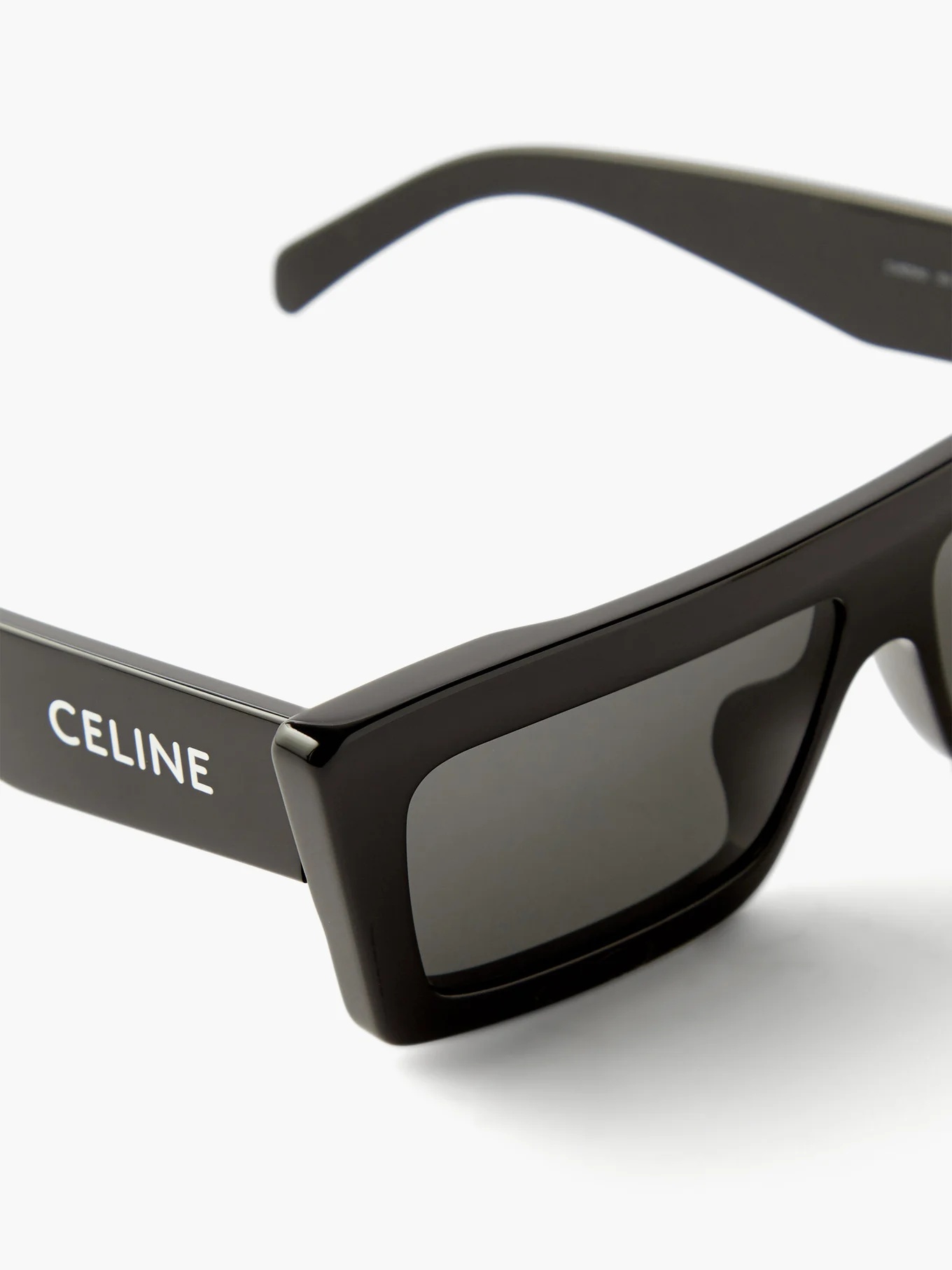 Flat-top square acetate sunglasses - 6