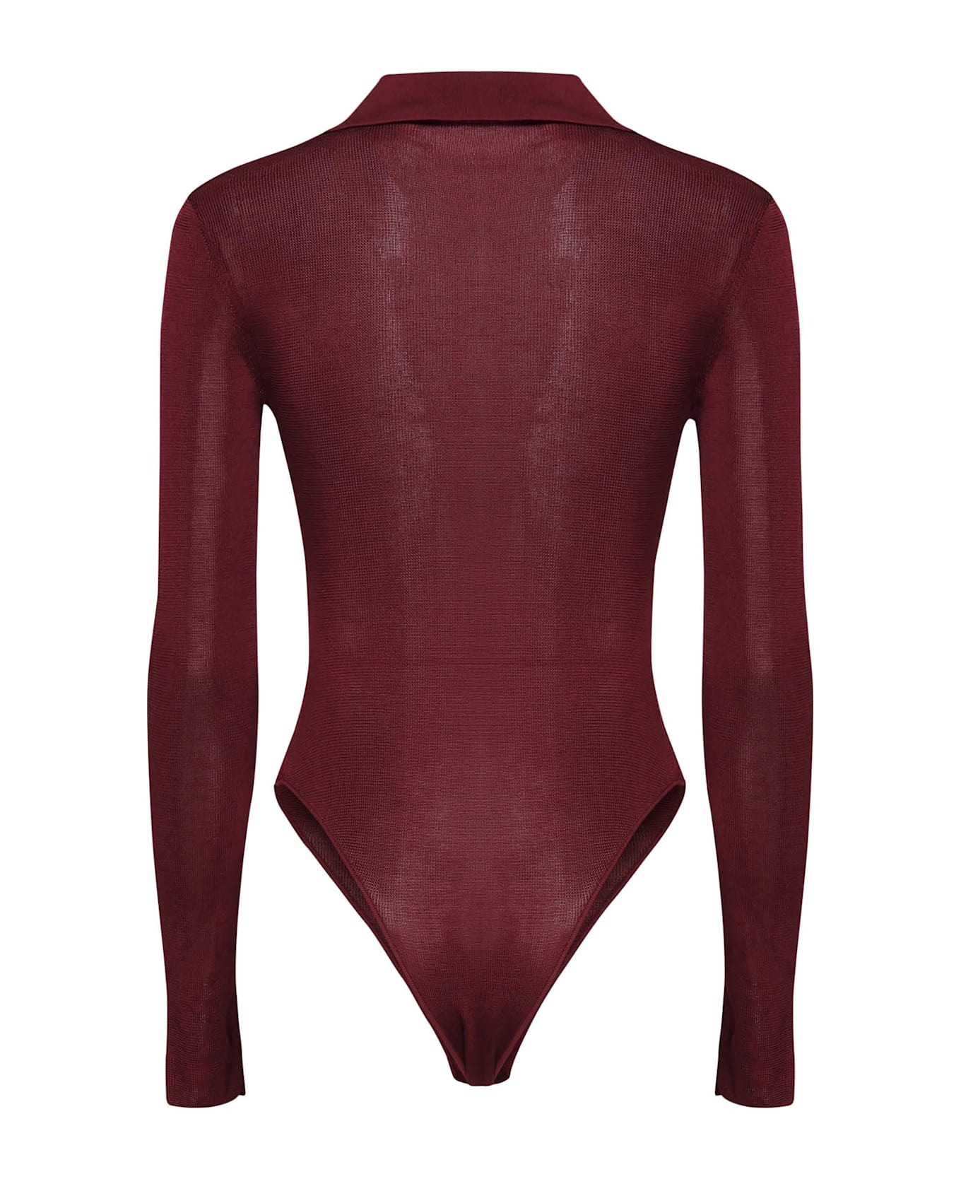 Body In Bordeaux Viscose - 3