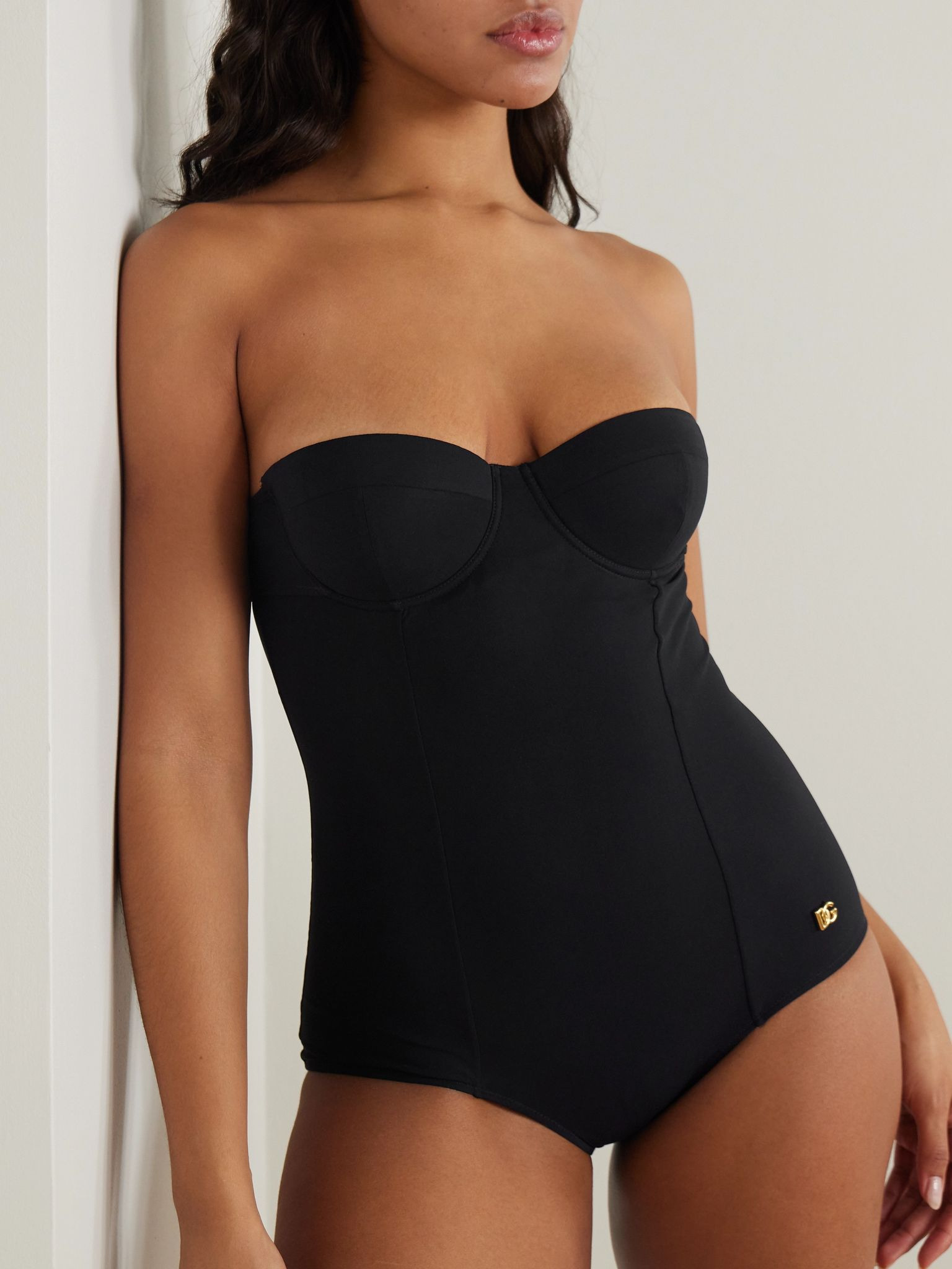 Cutout underwired swimsuit Black - 5