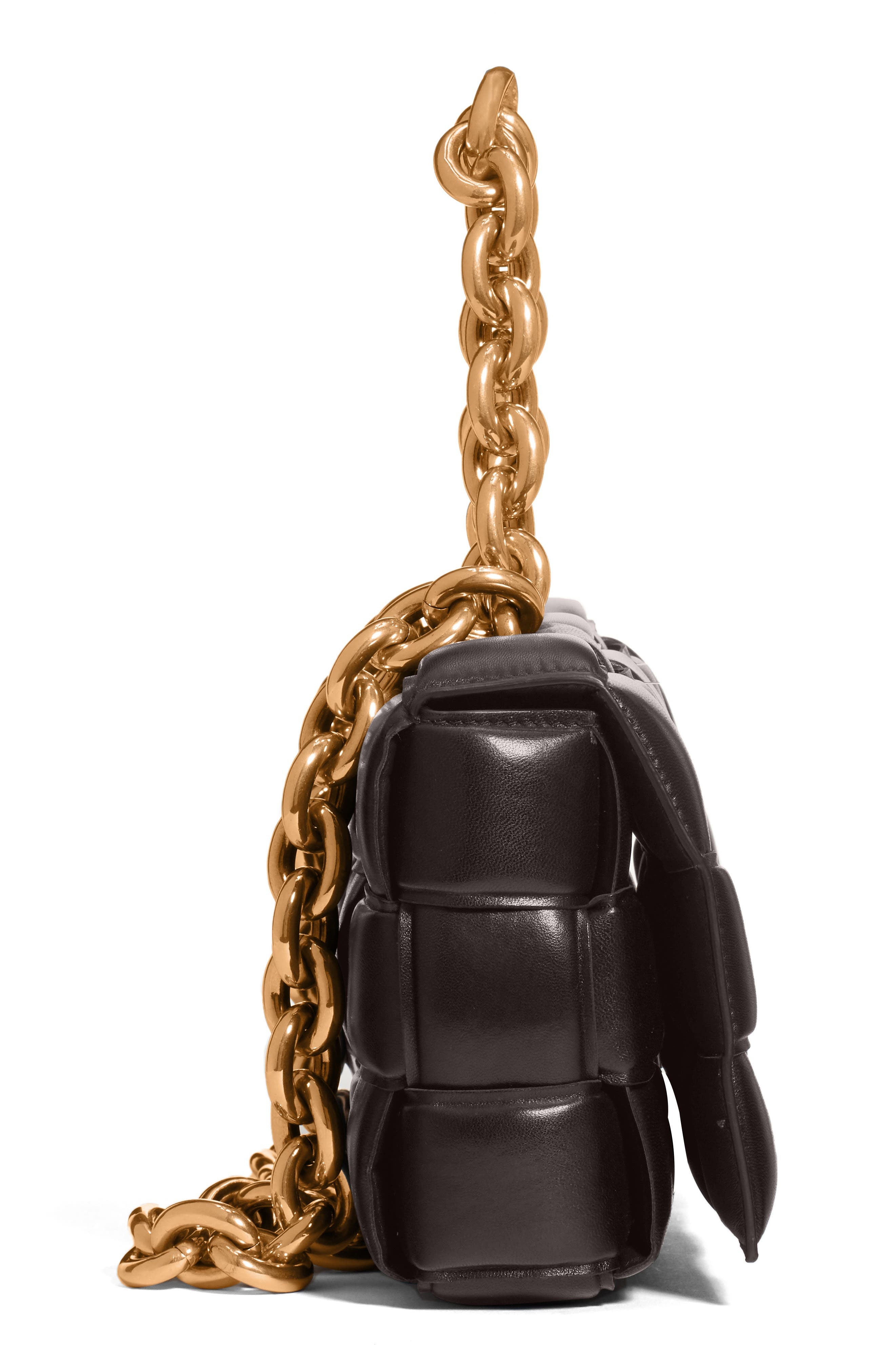 Bottega Veneta The Chain Cassette Bag in Fondente/Gold at Nordstrom - 4