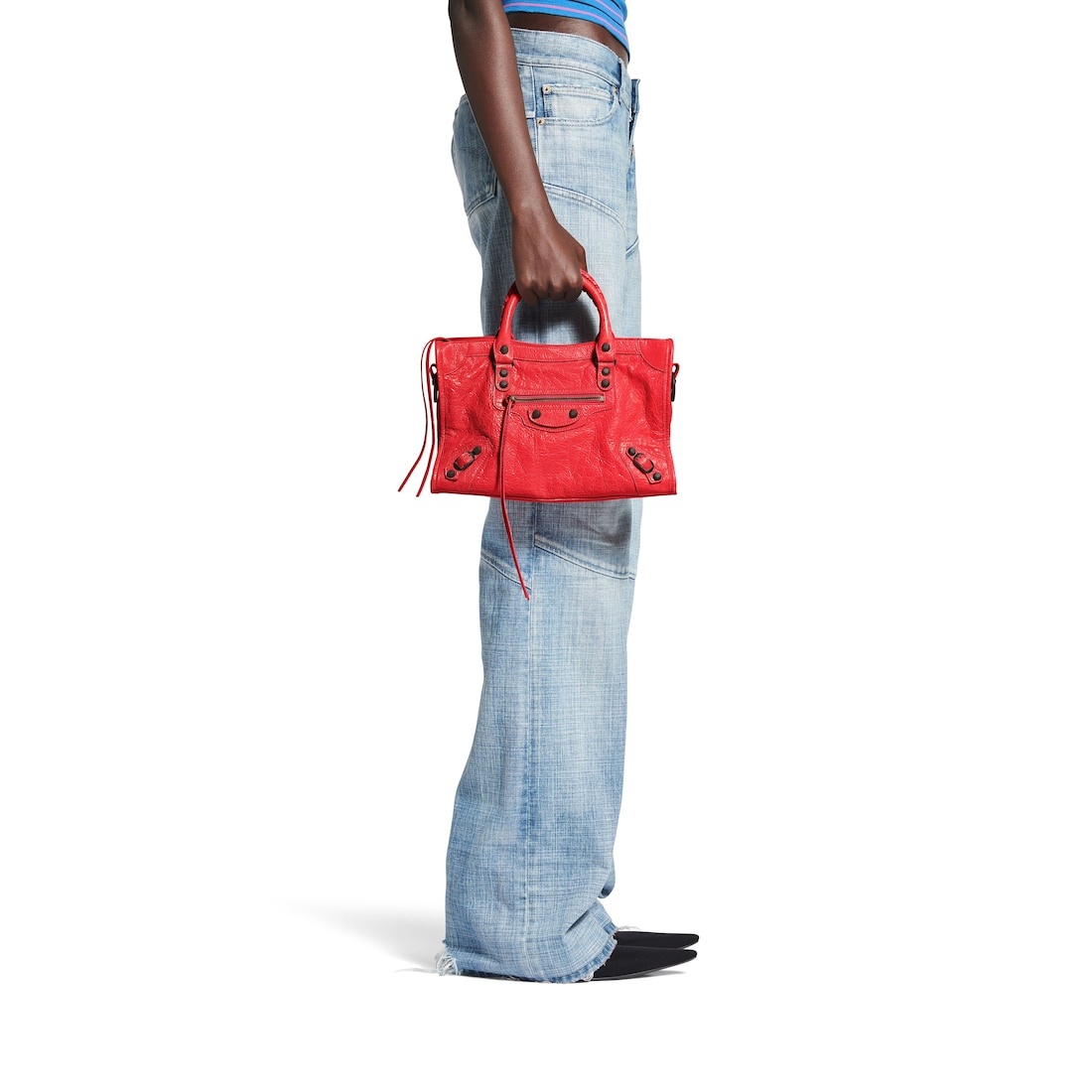 Women's Le City Small Bag in Red - 9