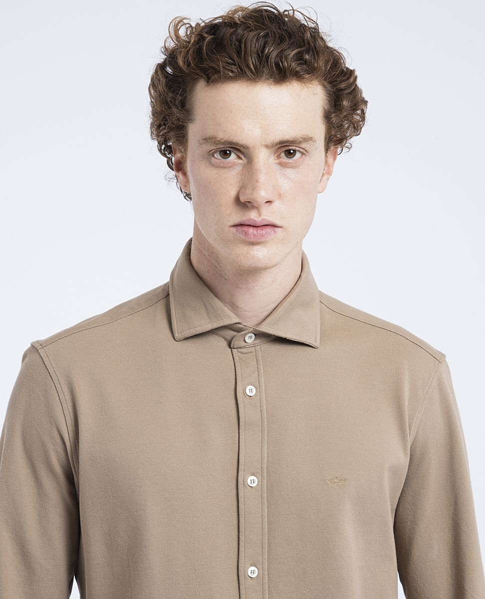 Piqué cotton Shirt - 5