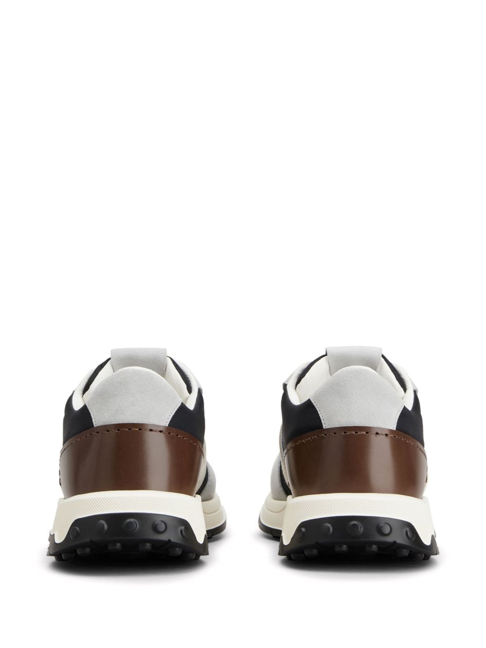 suede-panelled sneakers - 3