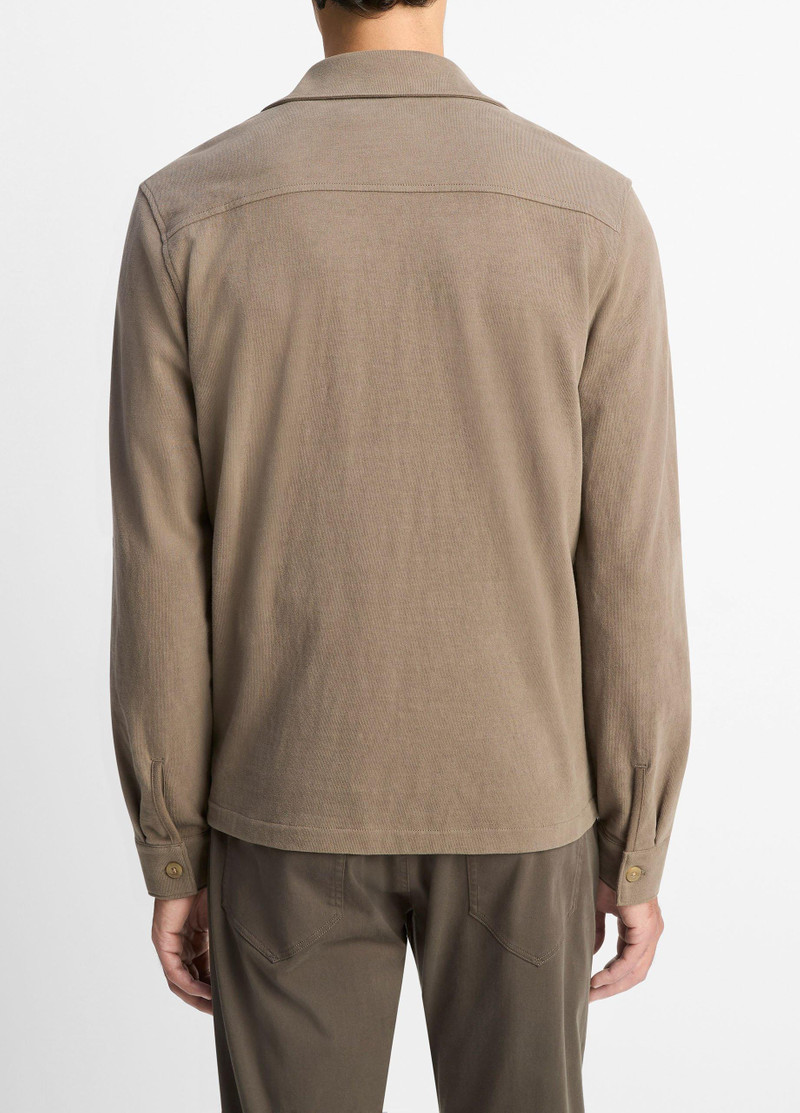 Vince Heavy Sueded Cotton Shirt Jacket outlook