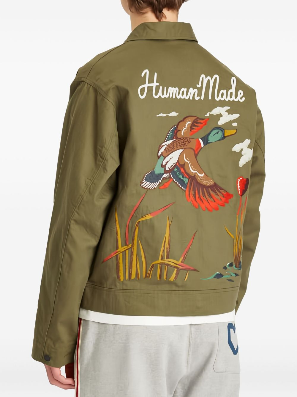 cotton military jacket - 3