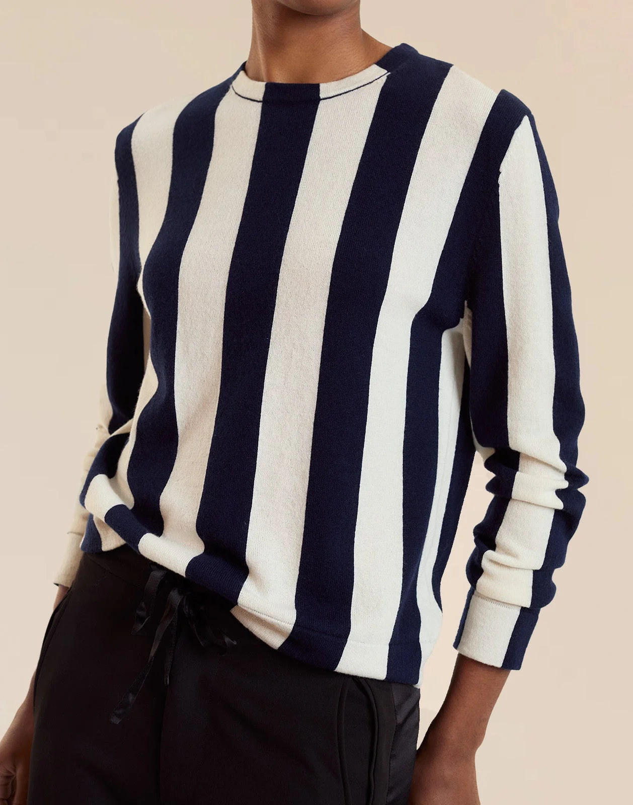 Sideline Striped Sweater - 1