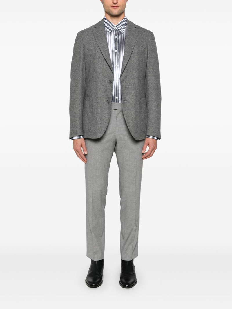 BOSS logo-embroidered shirt outlook