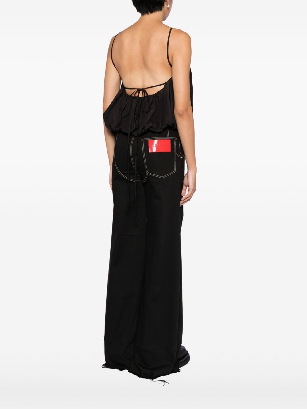 open-back cropped top - 4
