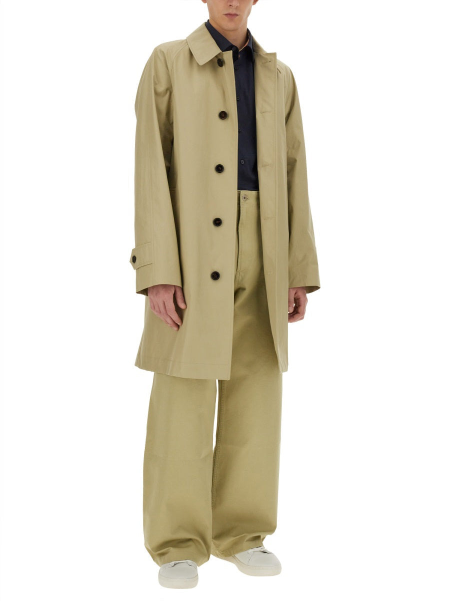 Burberry Men Cotton Trench Coat - 2