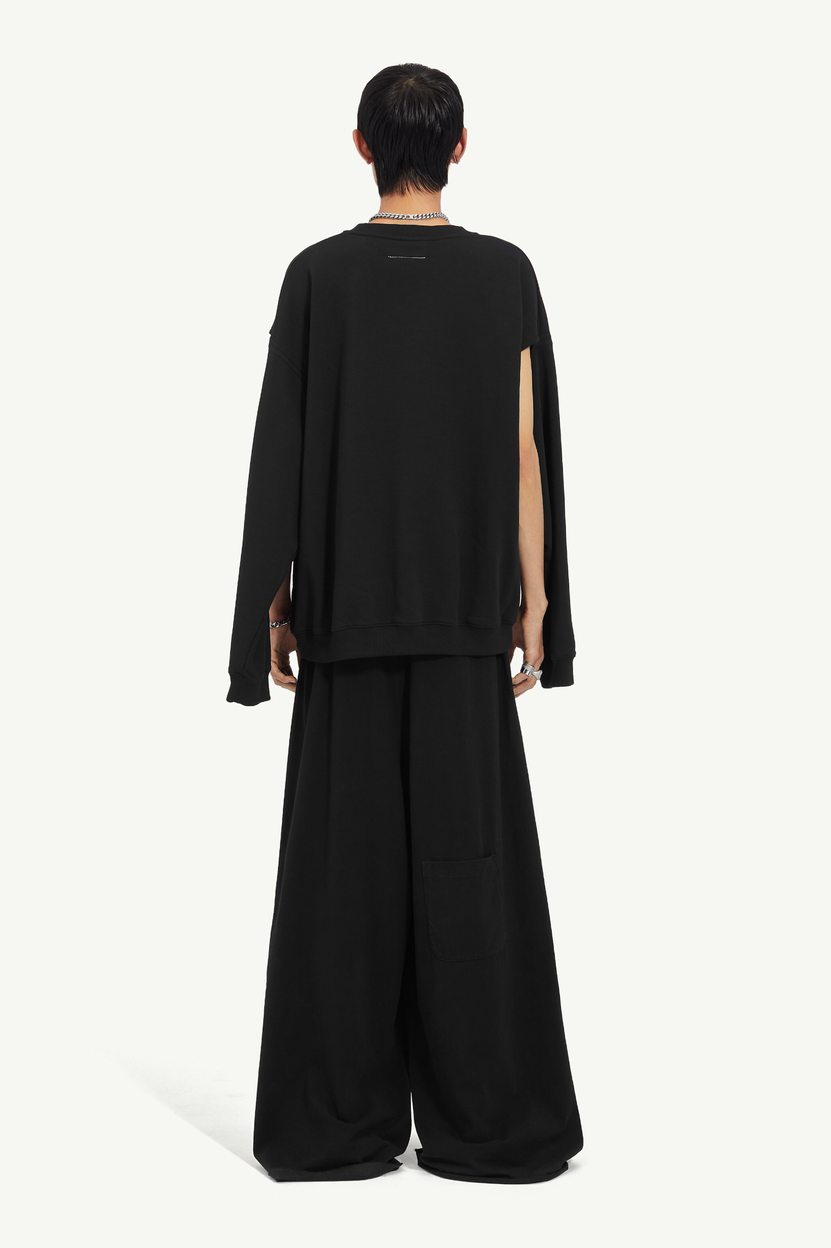 Unbrushed jersey sweatshirt - 4