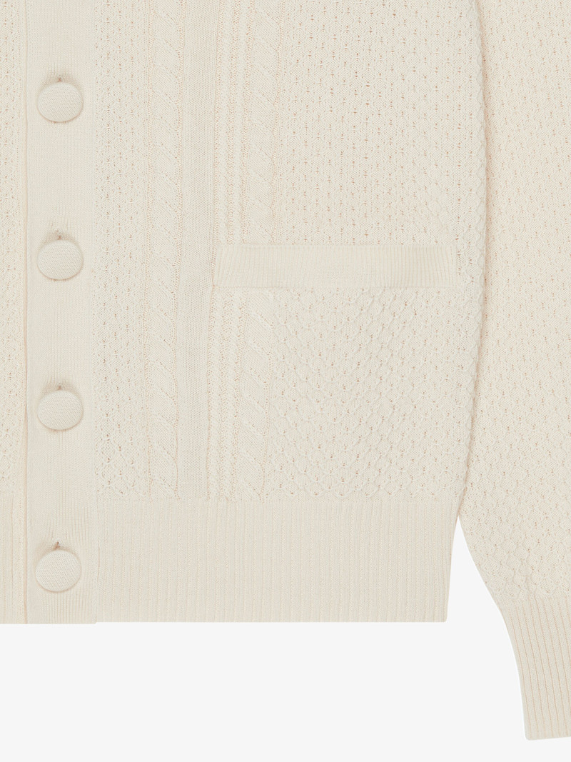 4G CABLE-KNIT CARDIGAN 5