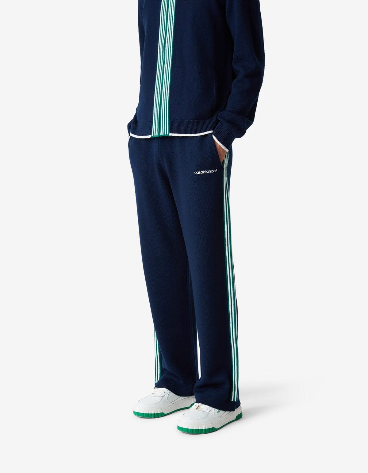 Casablanca Navy Blue Knit Tennis Trousers - 2