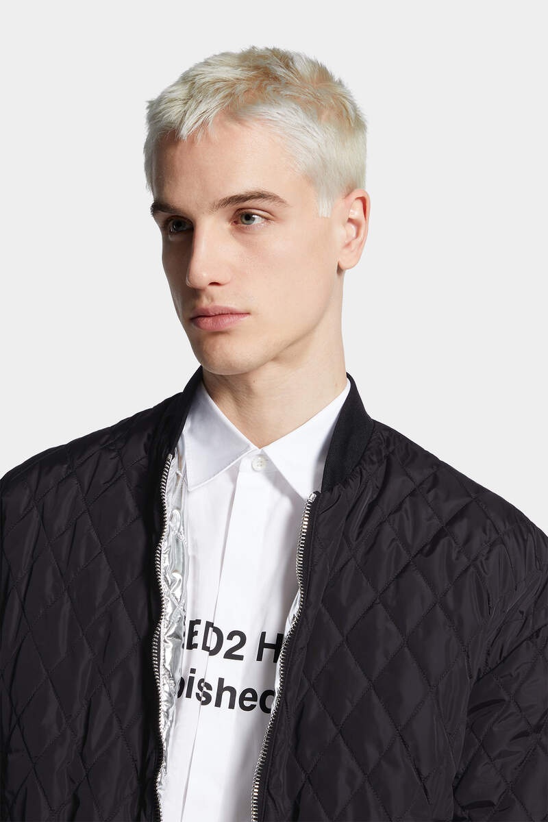 DSQUARED2 URBAN QUILTED BOMBER - 5