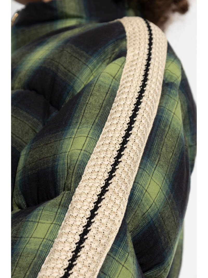 check-pattern puffer jacket 5