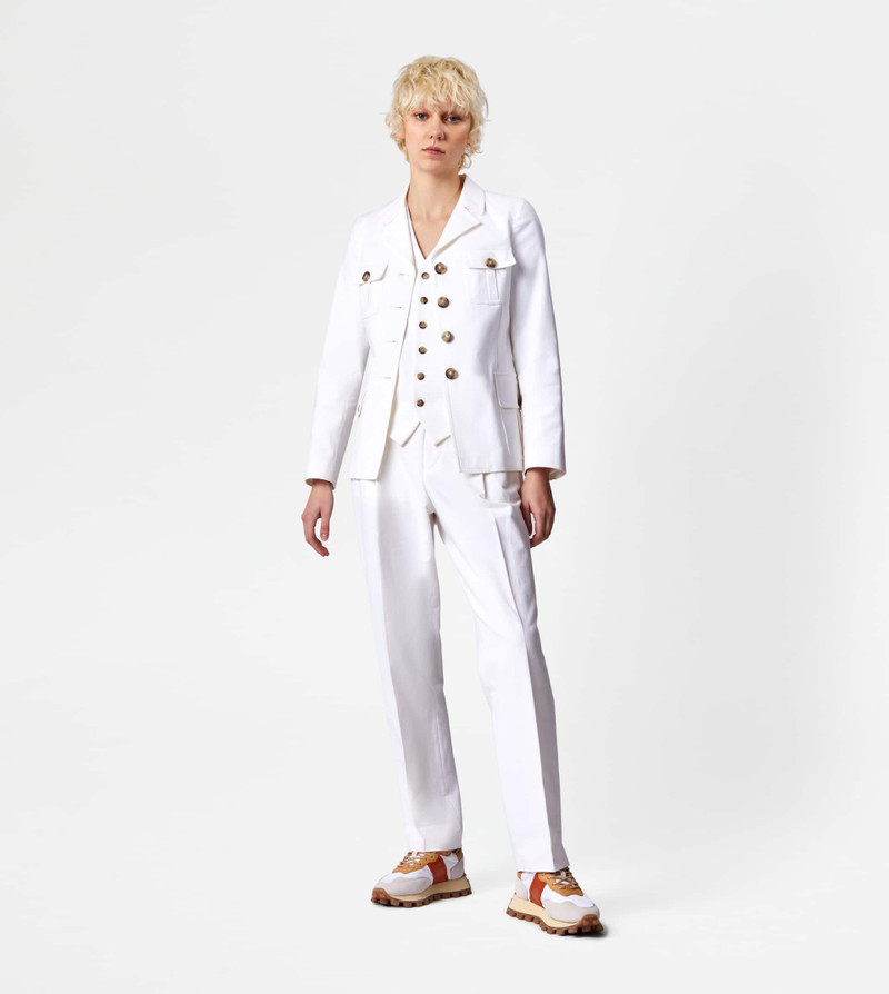 Tod's SAFARI JACKET - WHITE outlook