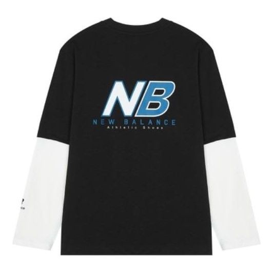 New Balance Casual Logo Top 'Black White' AMT23306-BK - 2