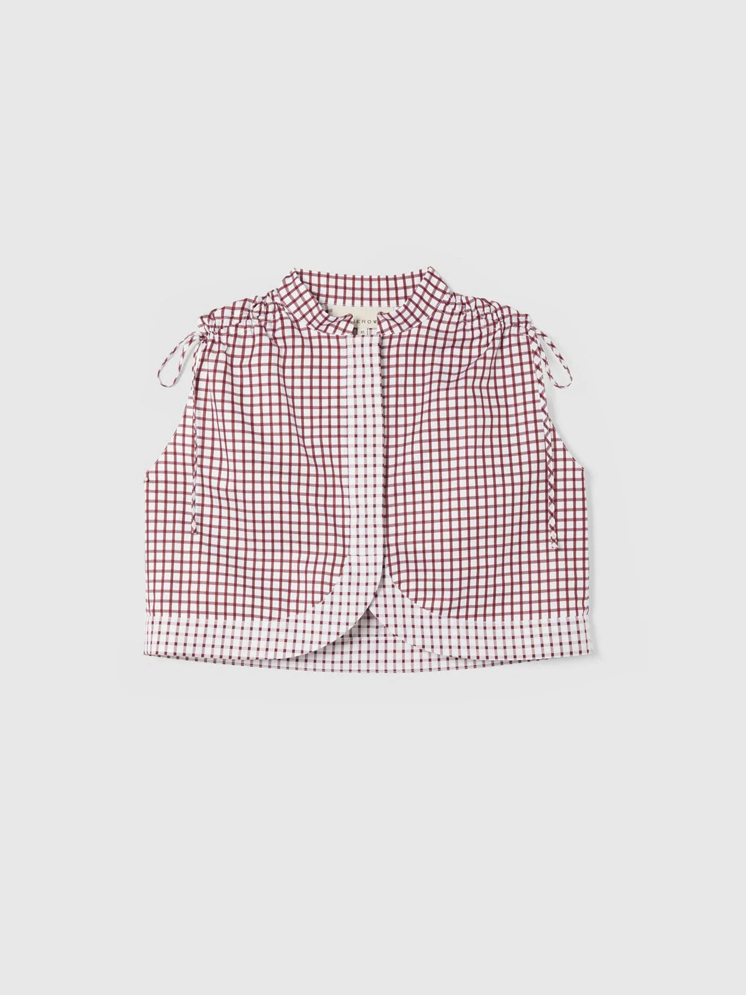 MAYA CROPPED CHECK SHIRT - 1
