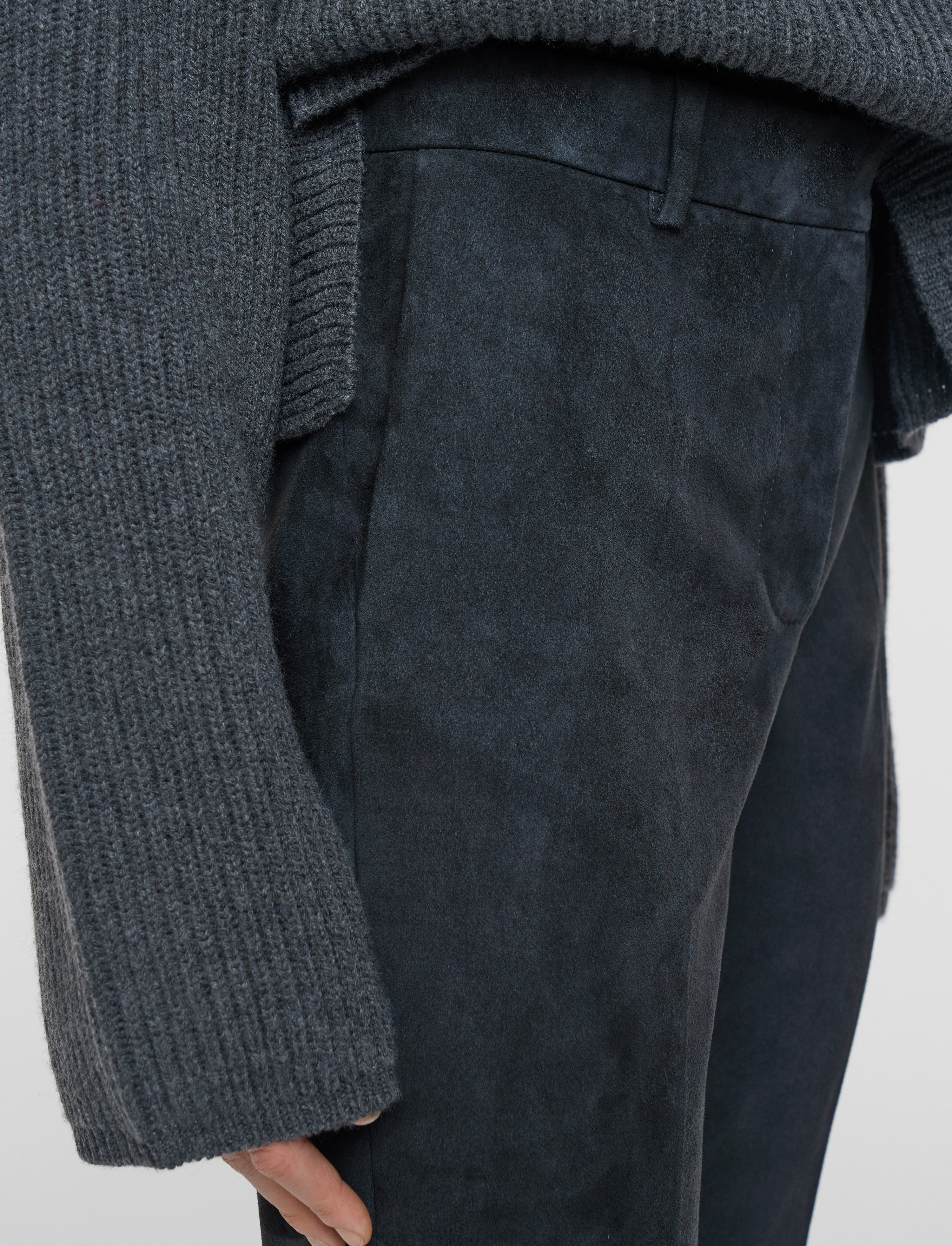 Coleman Suede Stretch Trousers - 5
