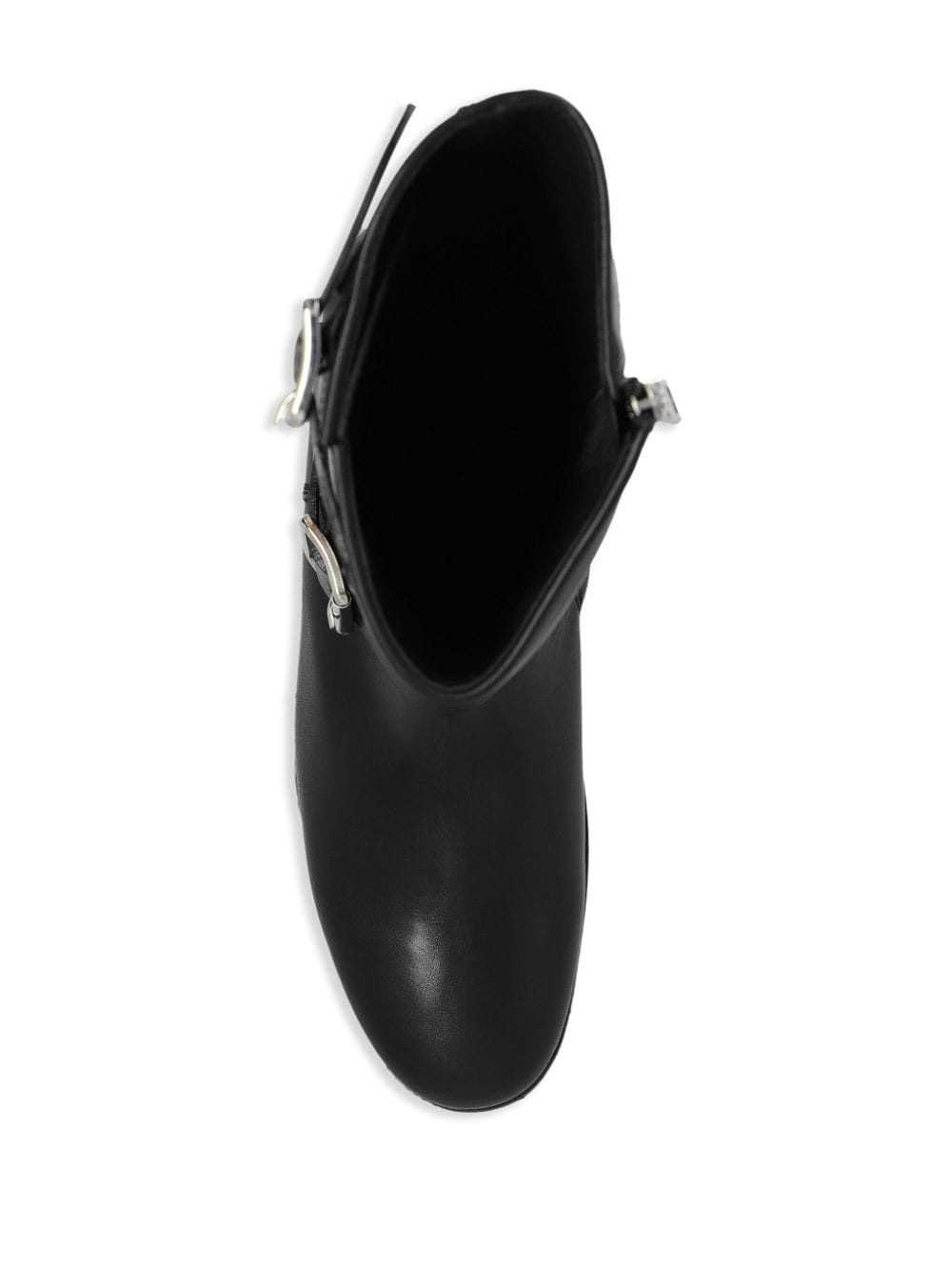 buckled leather boots - 4