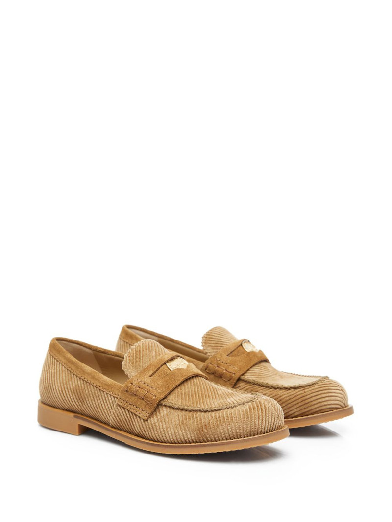 Miu Miu corduroy loafers outlook