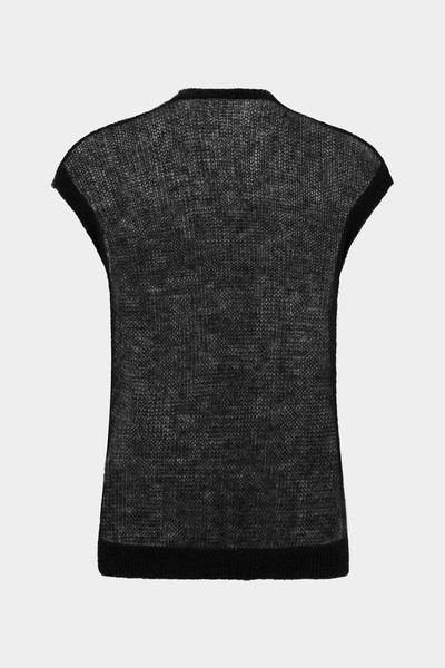 DSQUARED2 SEE THROUGH KNIT VEST outlook