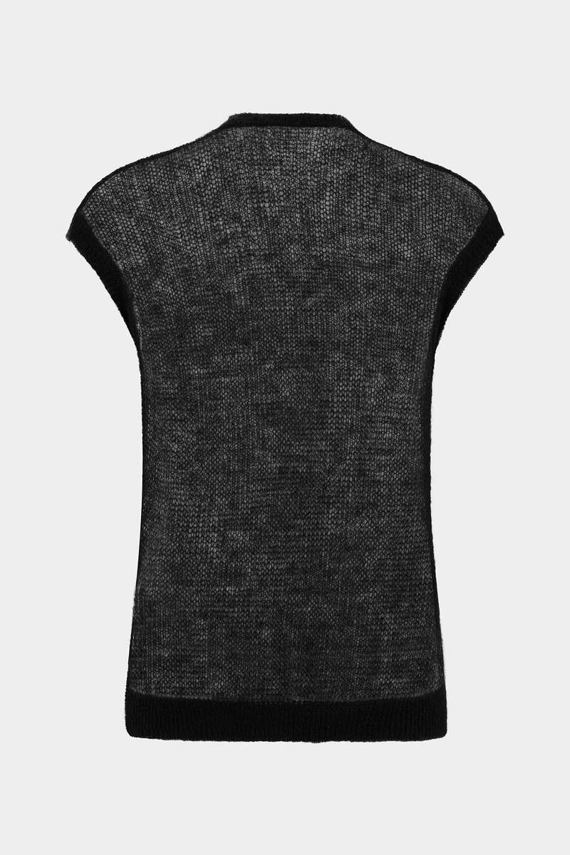 DSQUARED2 SEE THROUGH KNIT VEST outlook
