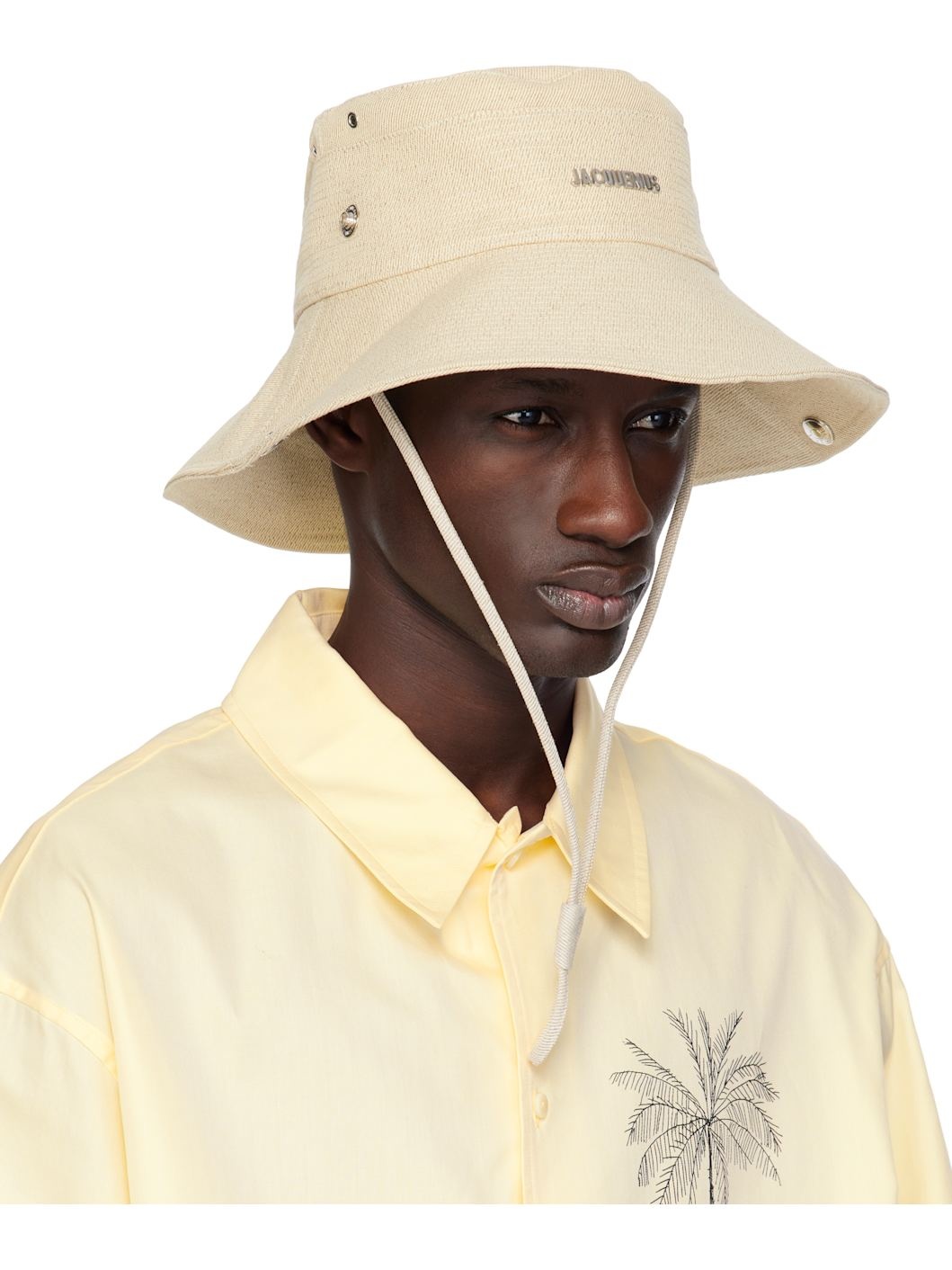 Beige La Croisière 'The de-Nîmes' Bucket Hat - 2