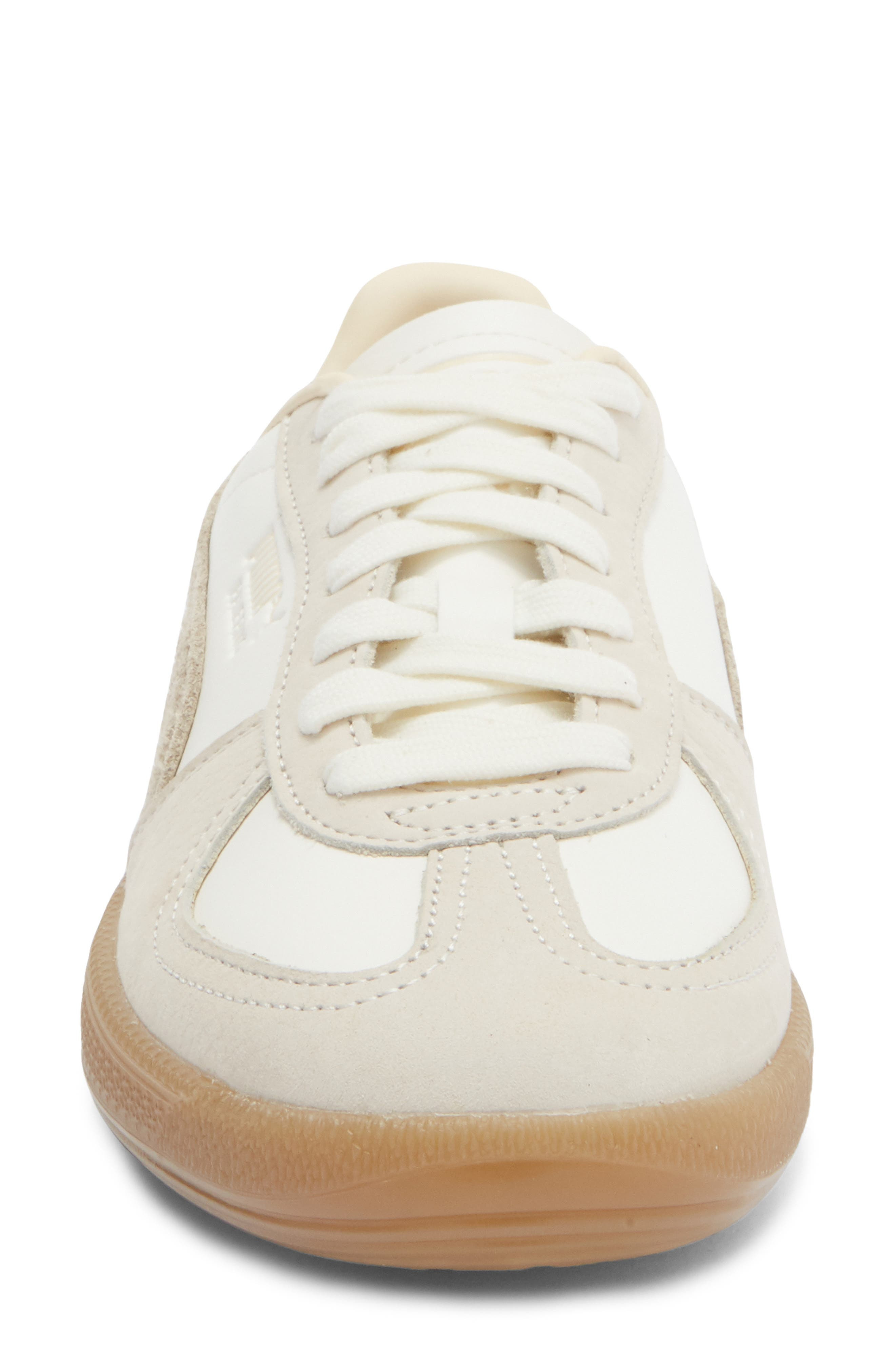 PUMA Palermo Elevata Platform Sneaker in Warm White/Chocolate Chip at Nordstrom - 4